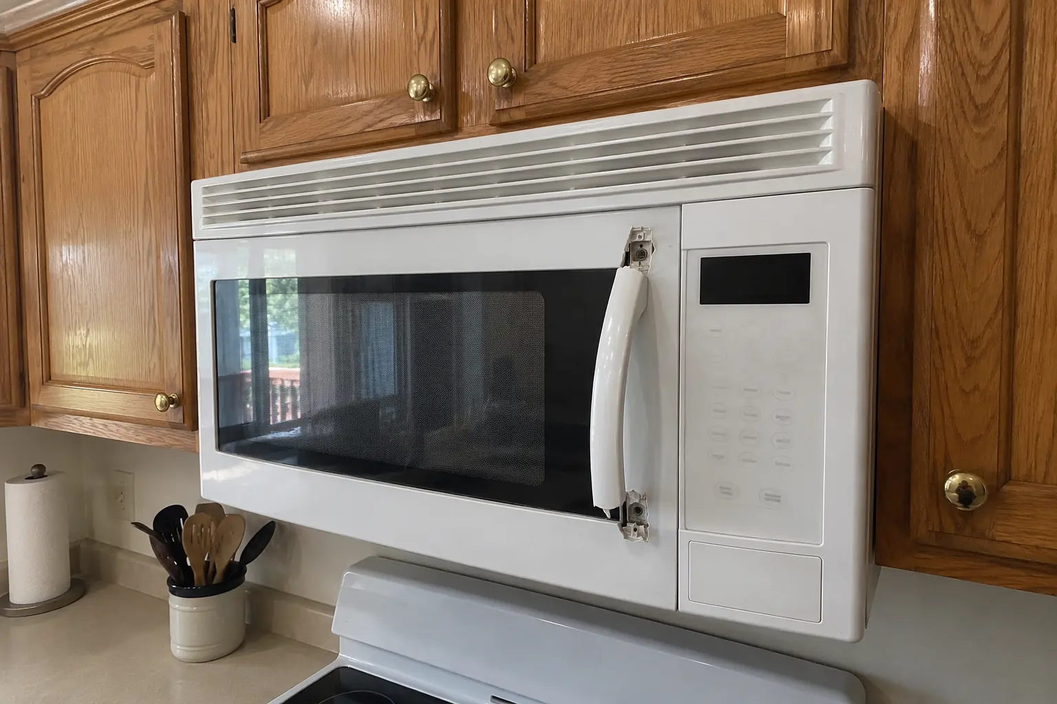 Microwave Repair — before