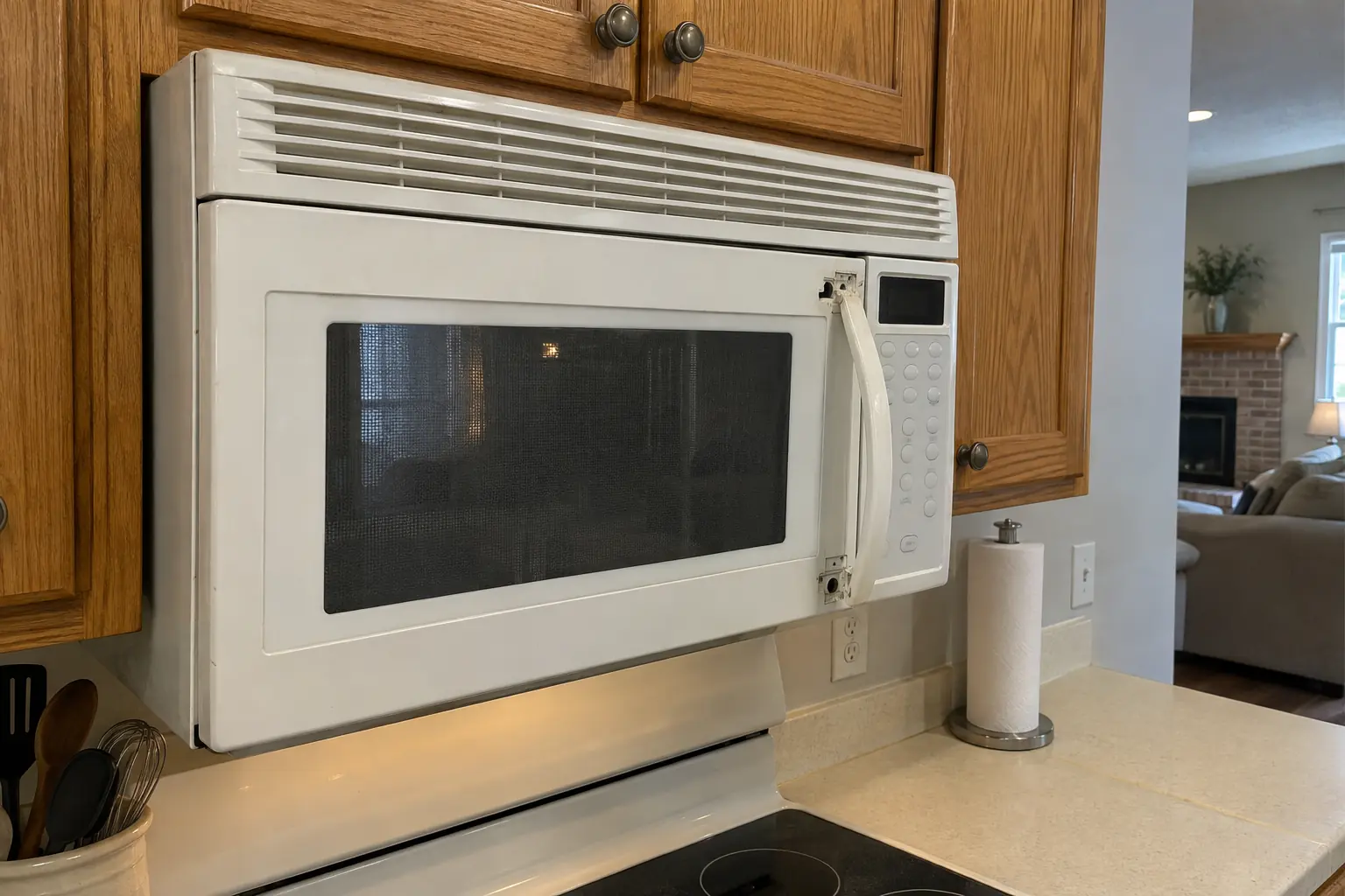 Microwave Repair — before