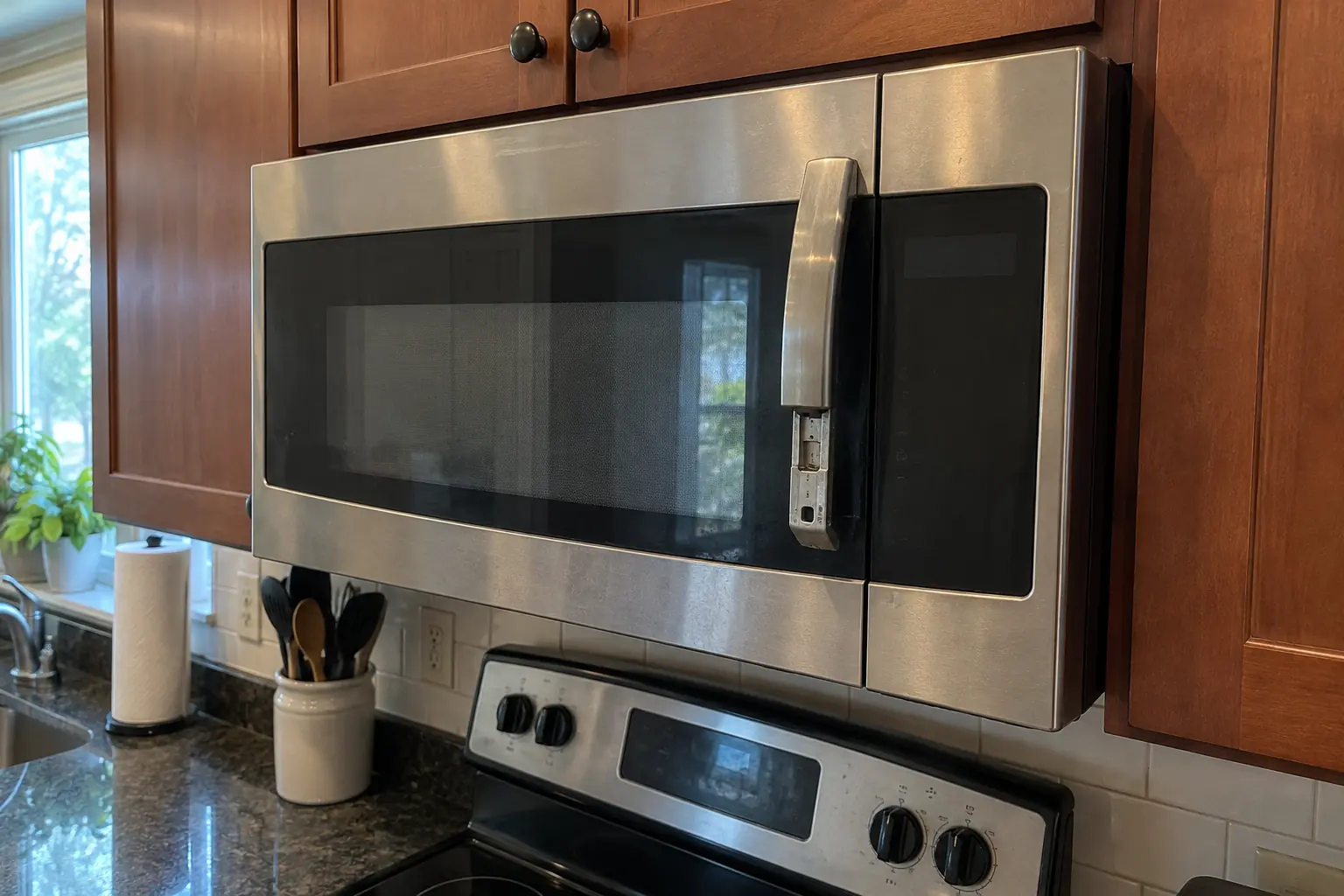 Microwave Repair in a 2000s new construction — problem