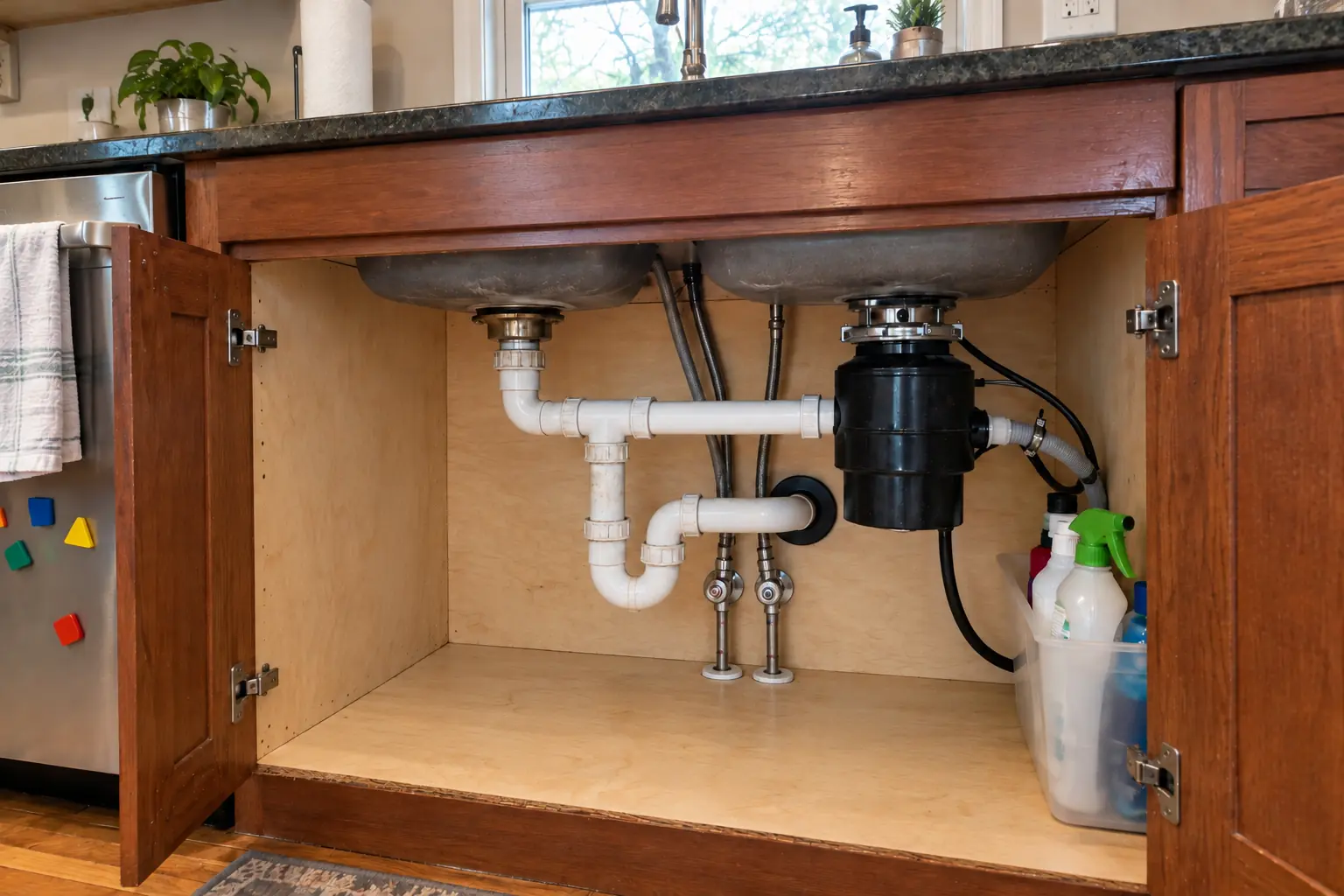 Kitchen Mold Remediation in a 2000s new construction — fixed