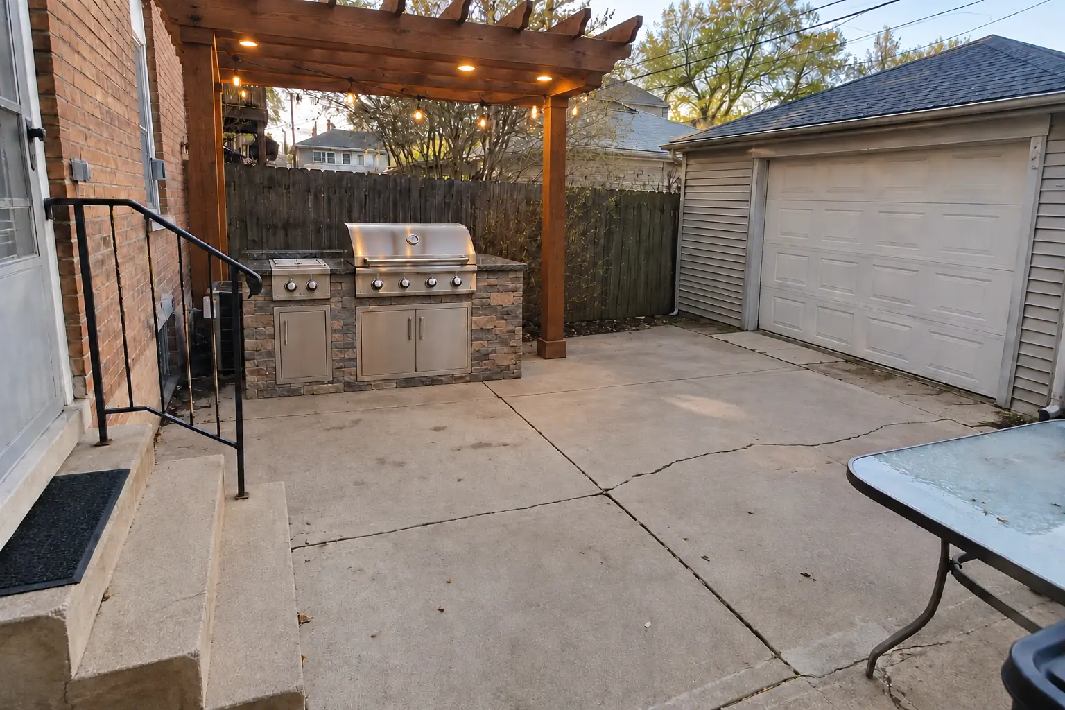 Outdoor Kitchen Installation — after