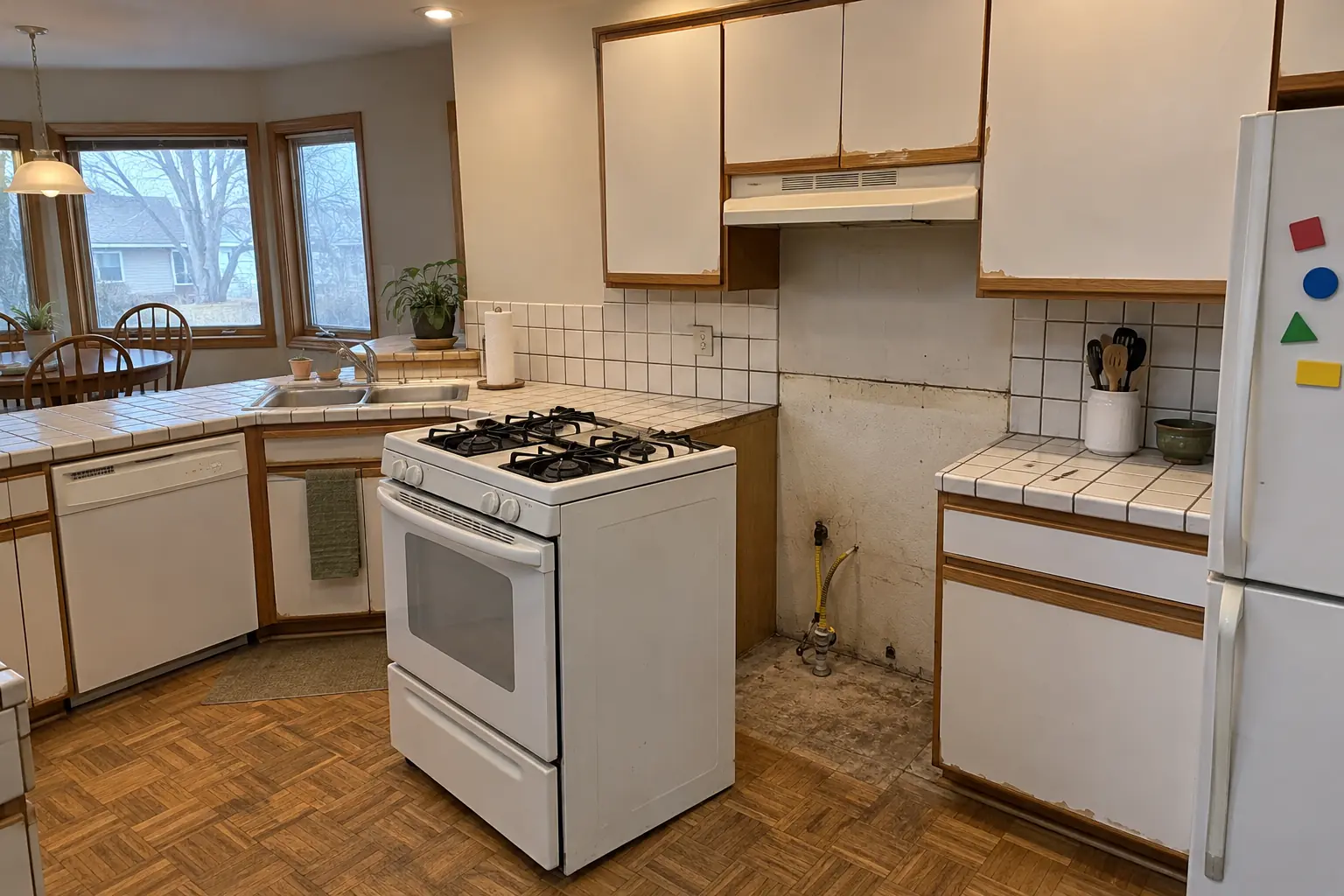 Oven, Range & Cooktop Installation — before