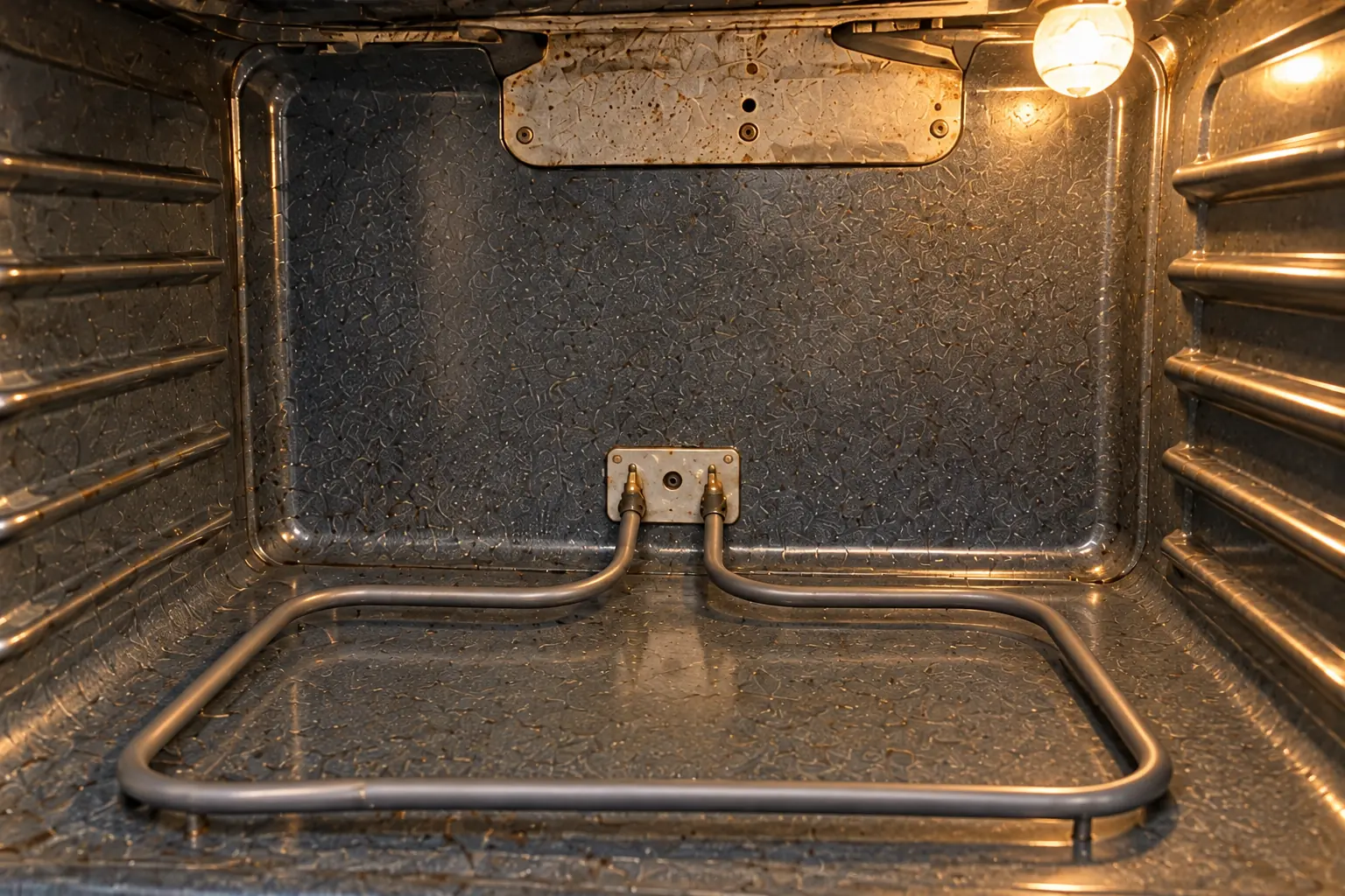 Oven, Stove & Cooktop Repair in a prewar house — detail