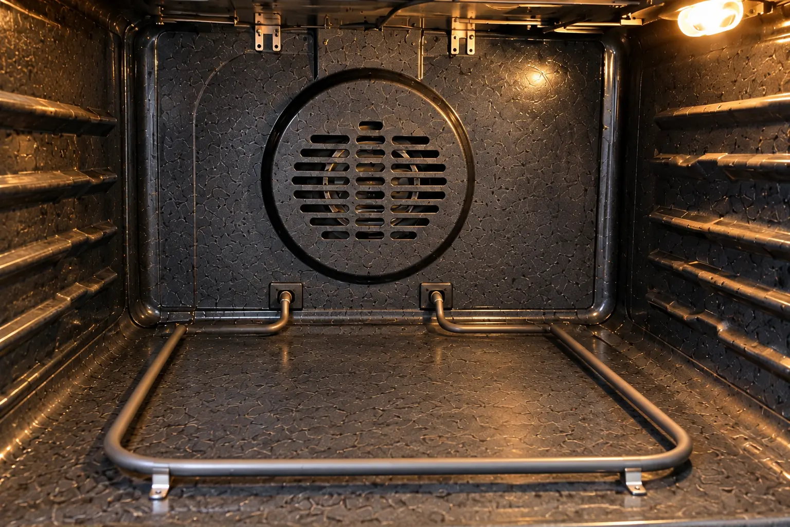 Oven, Stove & Cooktop Repair in a 1980s-1990s two-story colonial / tract house — detail