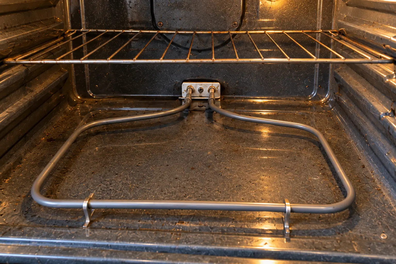Oven, Stove & Cooktop Repair in a 1980s-1990s two-story colonial / tract house — detail