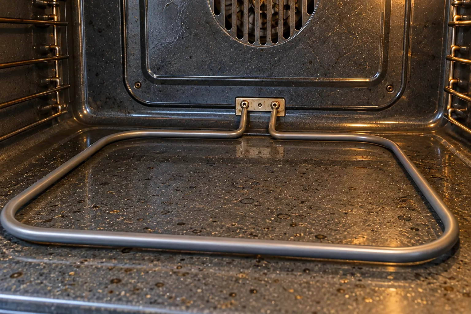 Oven, Stove & Cooktop Repair in a 1980s-1990s two-story colonial / tract house — detail