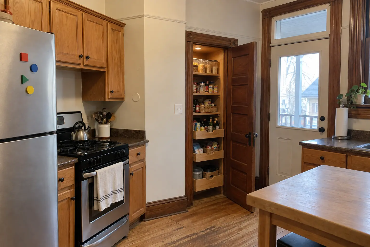 Pantry Design & Installation project near Oak Park, after
