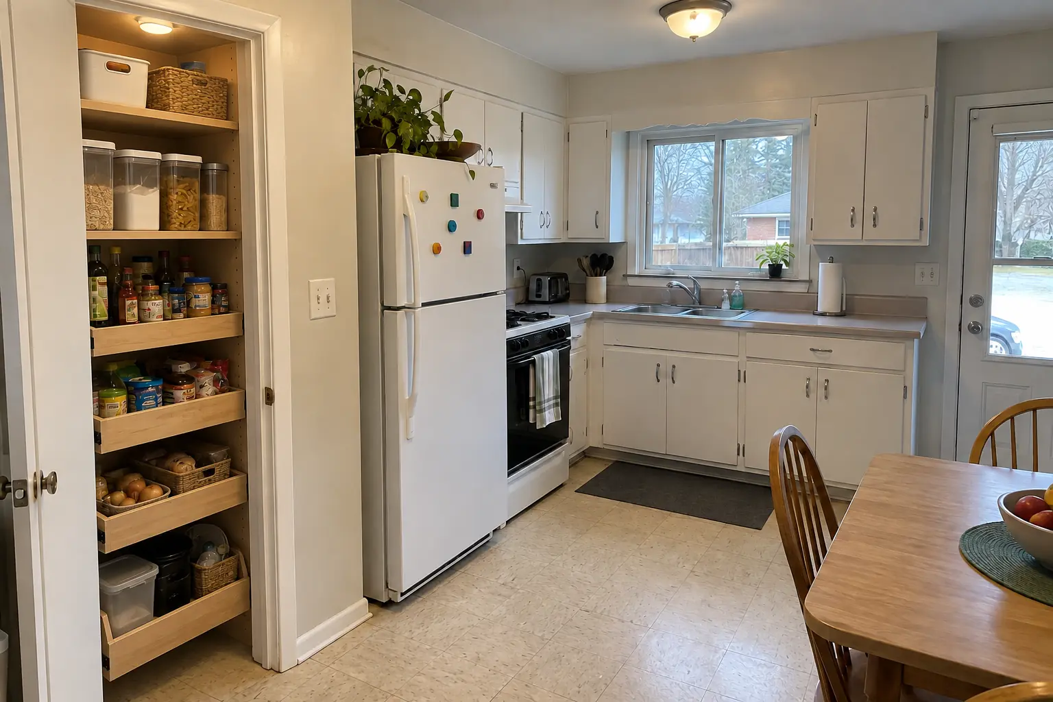 Pantry Design & Installation project near Addison, after