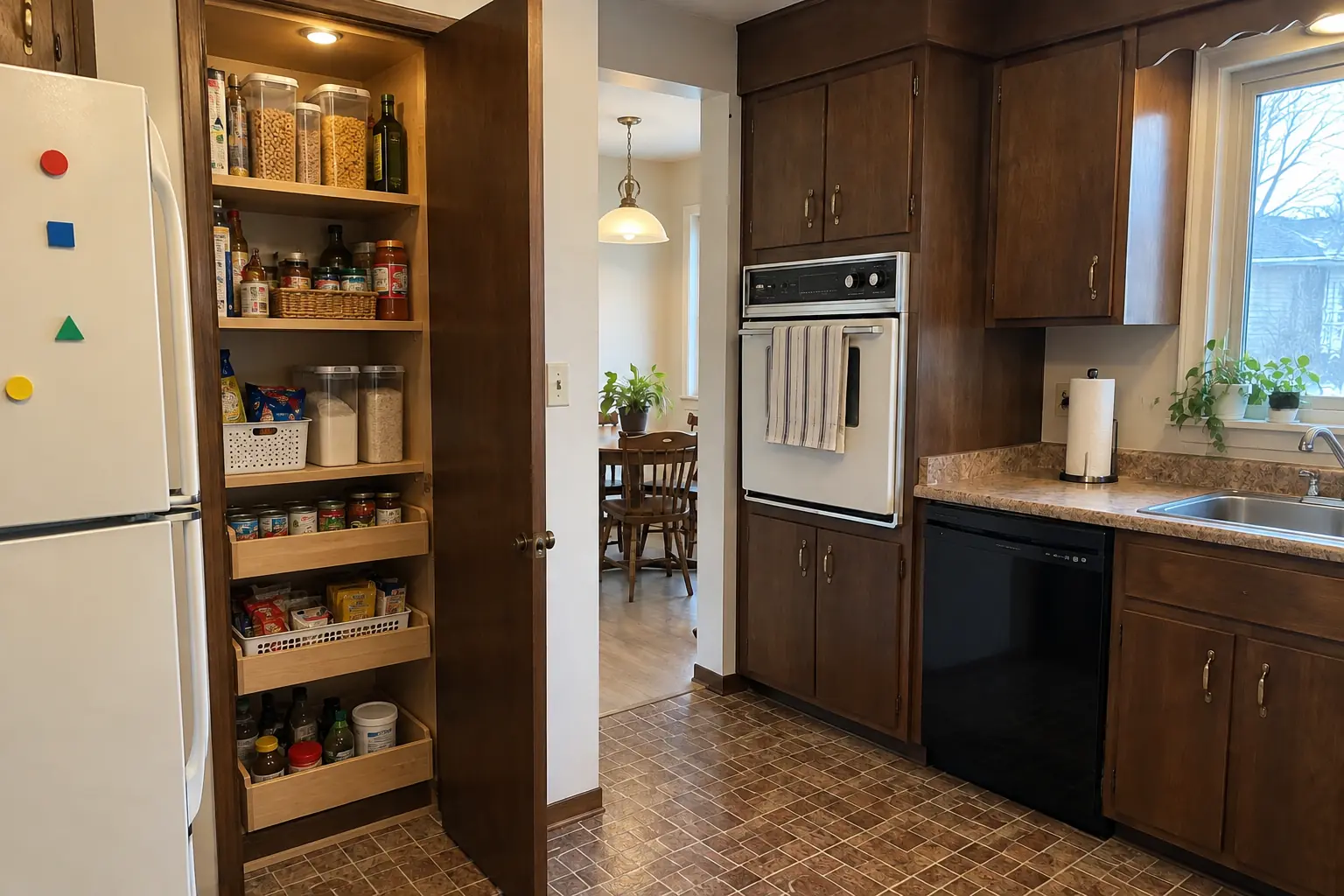 Pantry Design & Installation project near Northbrook, after