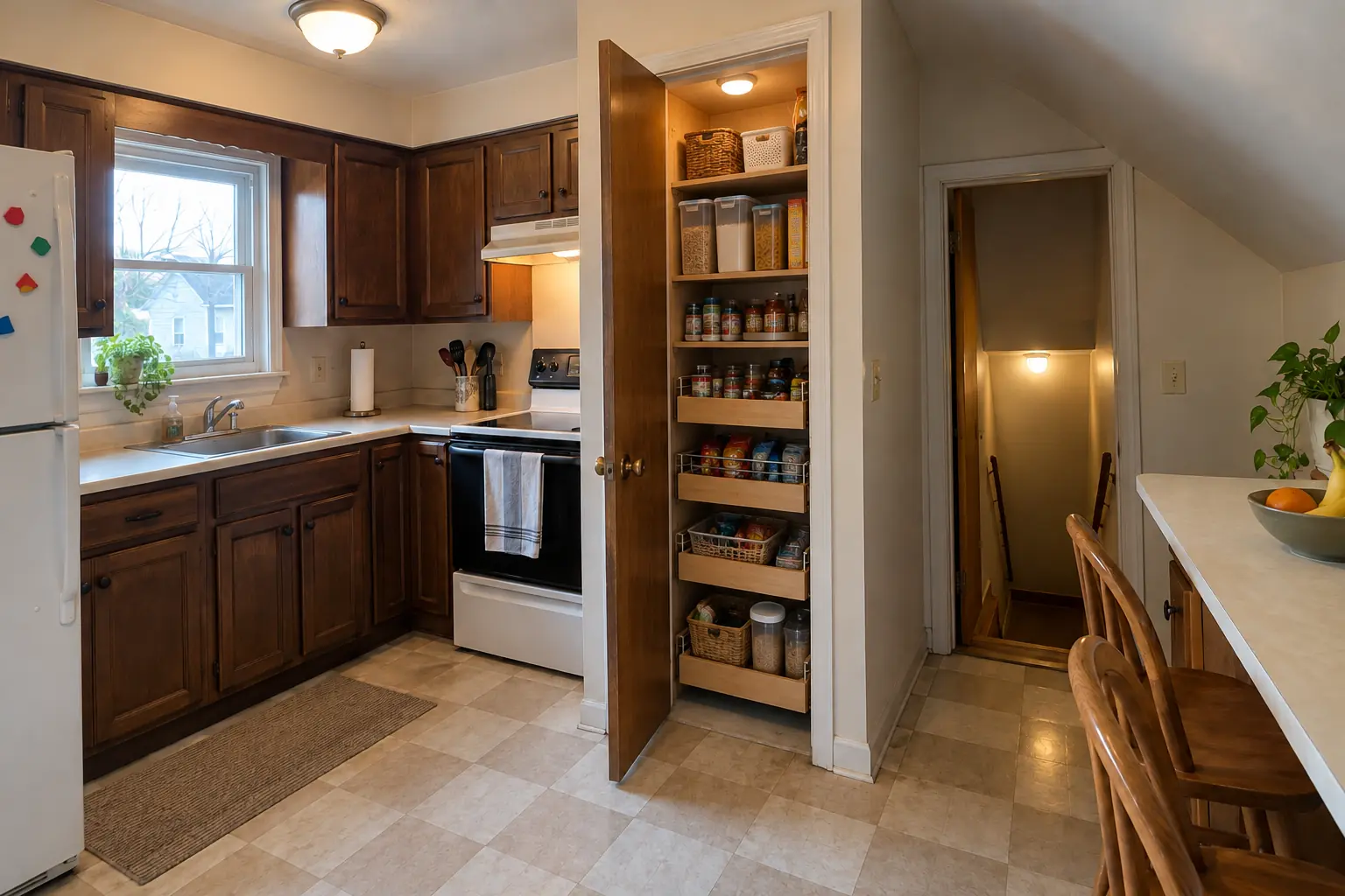 Pantry Design & Installation project near Mount Prospect, after
