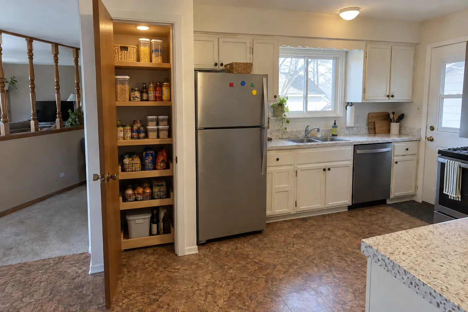 Pantry Design & Installation project near Hoffman Estates, after