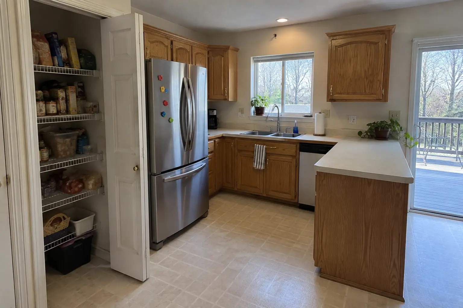 Pantry Design & Installation project near Geneva, before