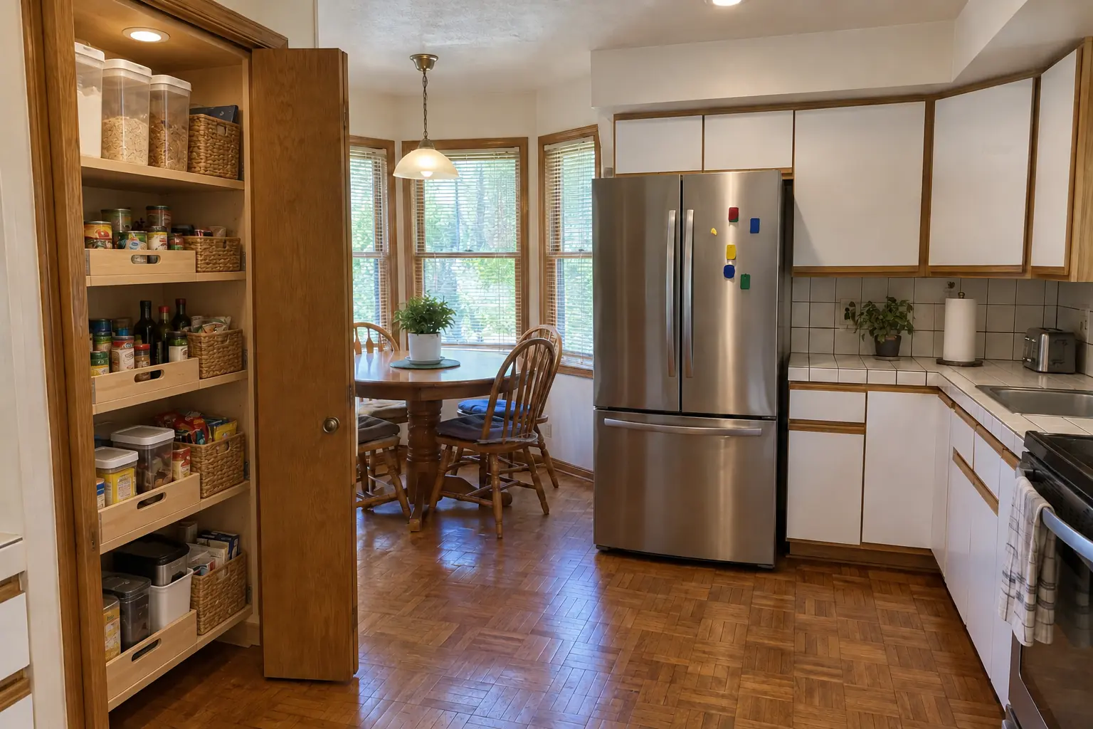 Pantry Design & Installation project in Bloomingdale, after