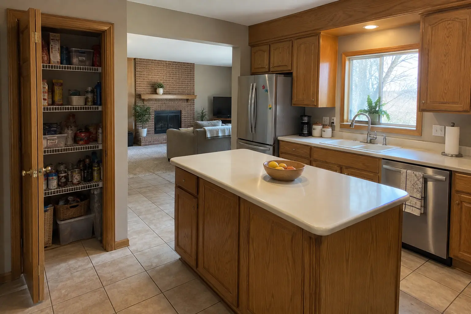 Pantry Design & Installation project near Aurora, before