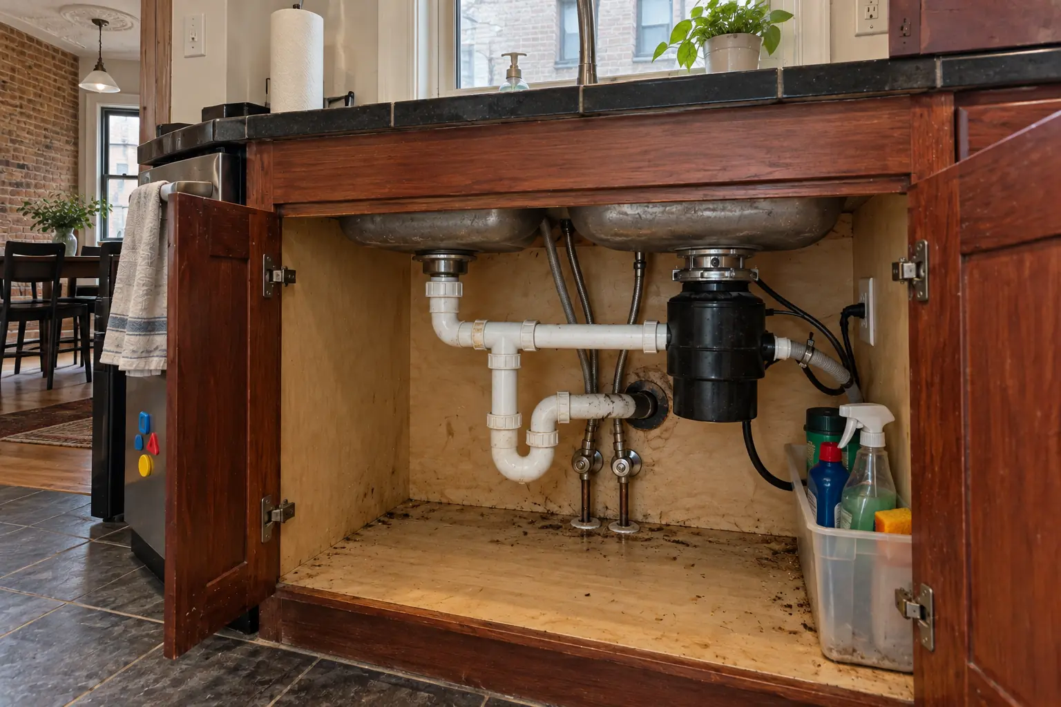 Kitchen Pest Control — before