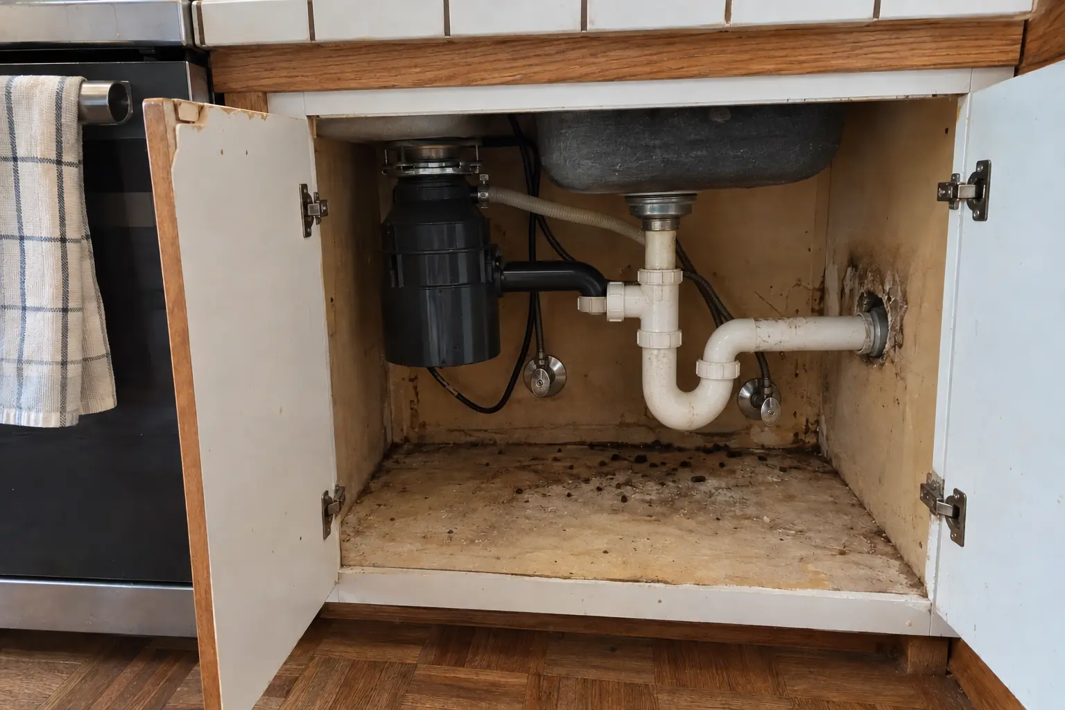 Kitchen Pest Control project in Glendale Heights, before