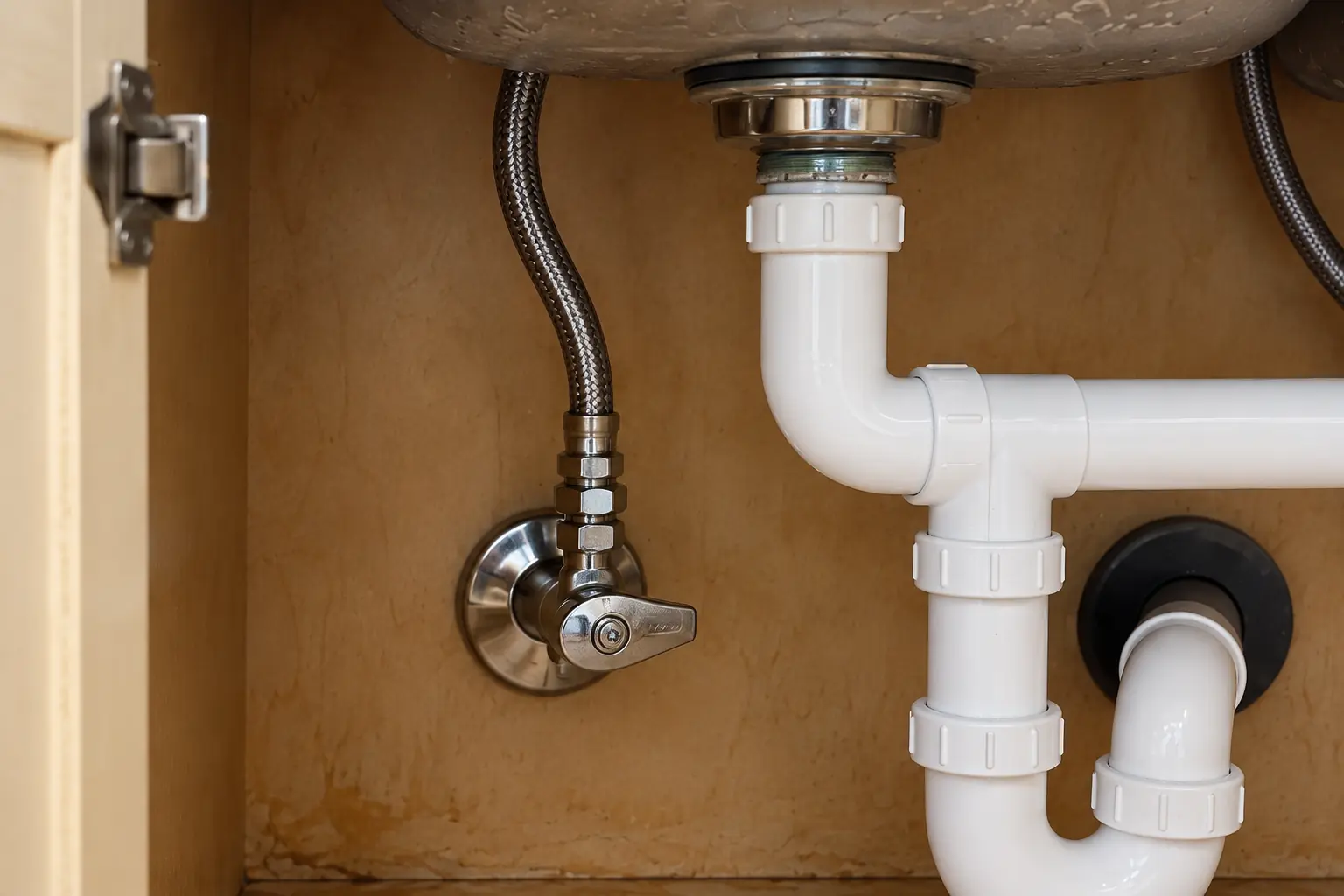 Kitchen Plumbing Services in a prewar house — detail