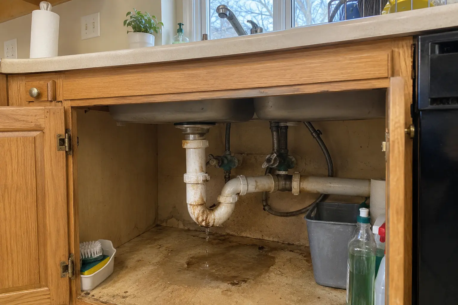 Kitchen Plumbing Services — before