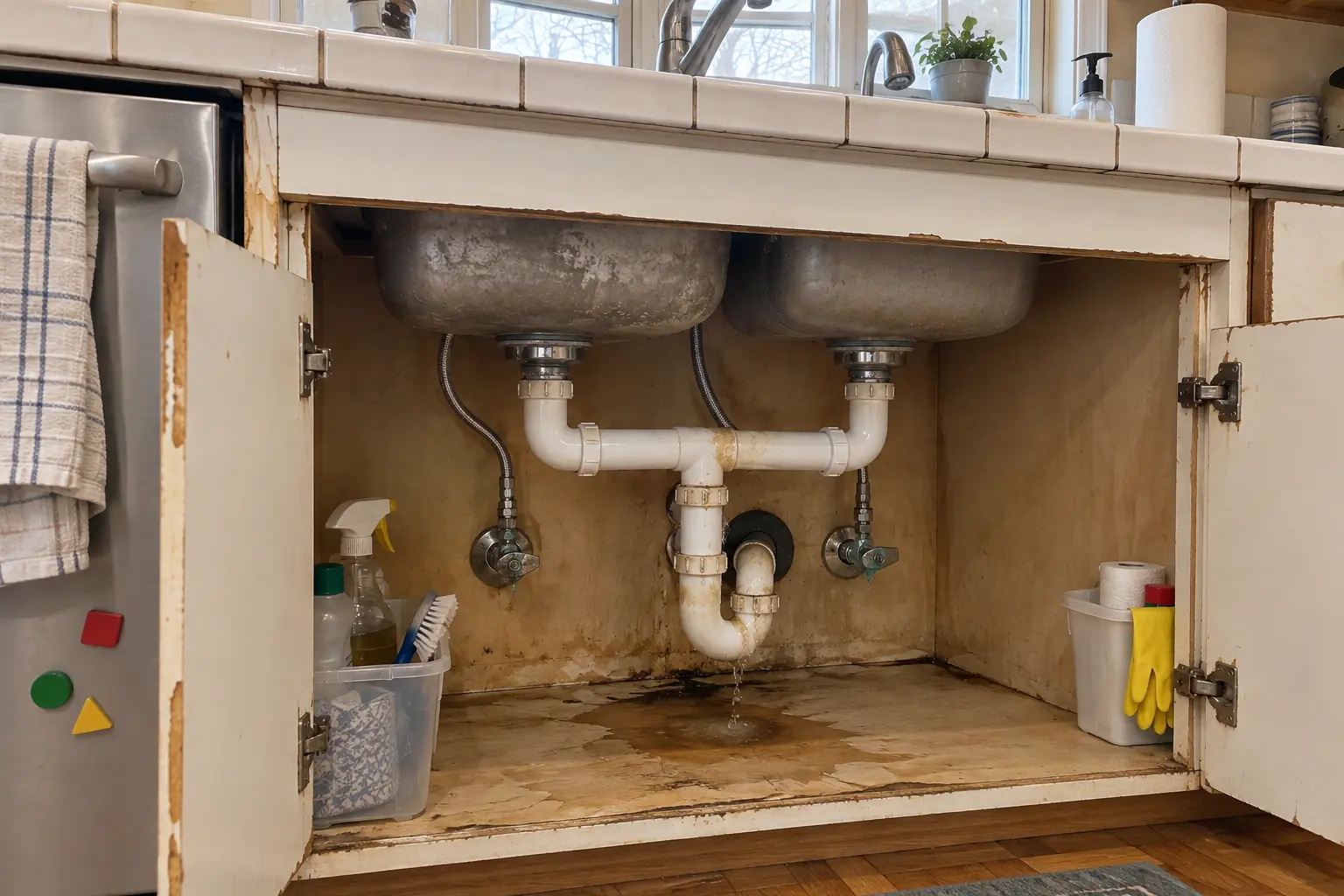 Kitchen Plumbing Services — before