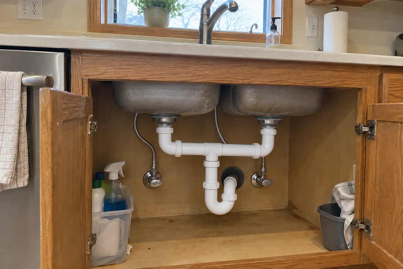 Kitchen Plumbing Services project in Northbrook, after