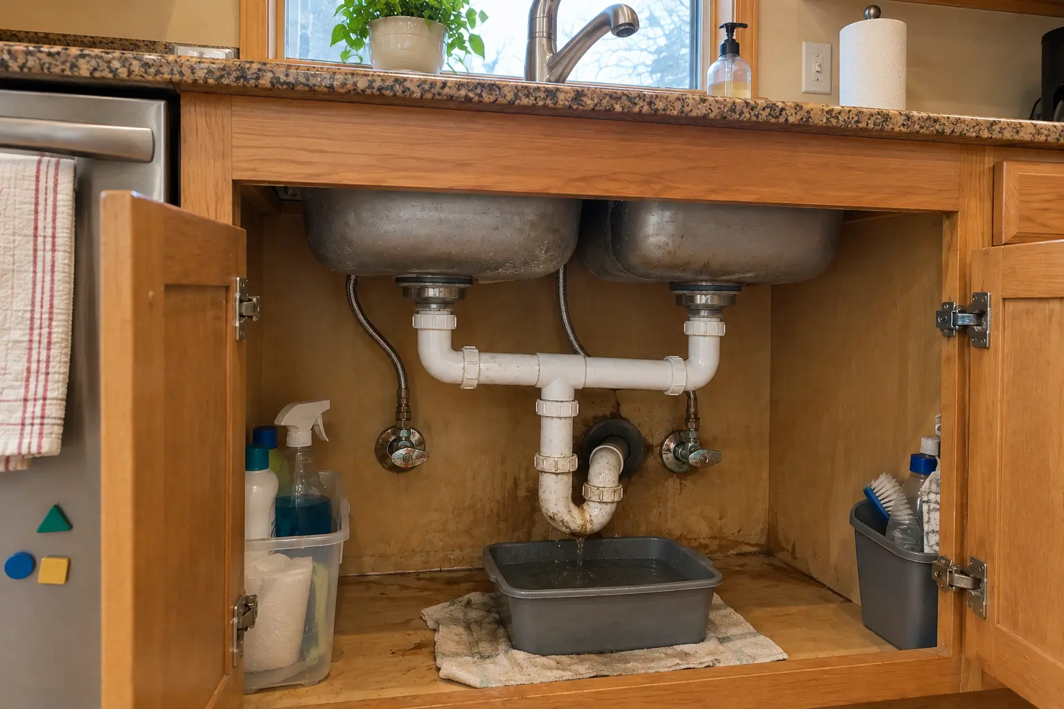 Kitchen Plumbing Services — before
