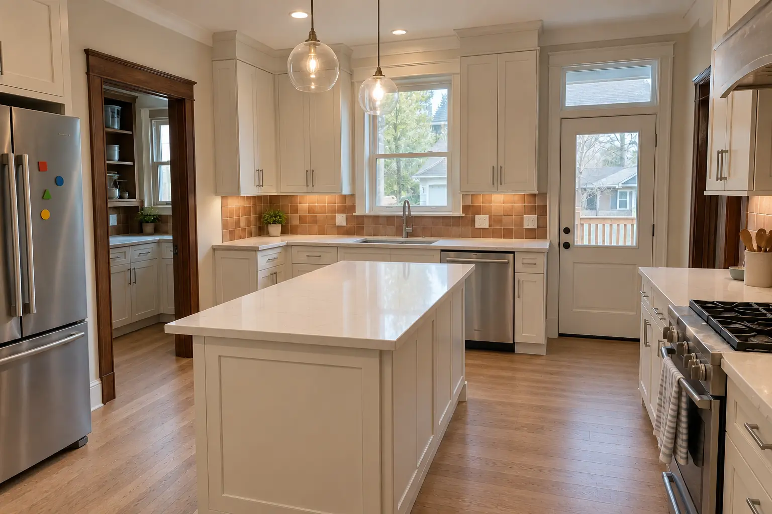 Post-Renovation Cleaning project in Evanston, after
