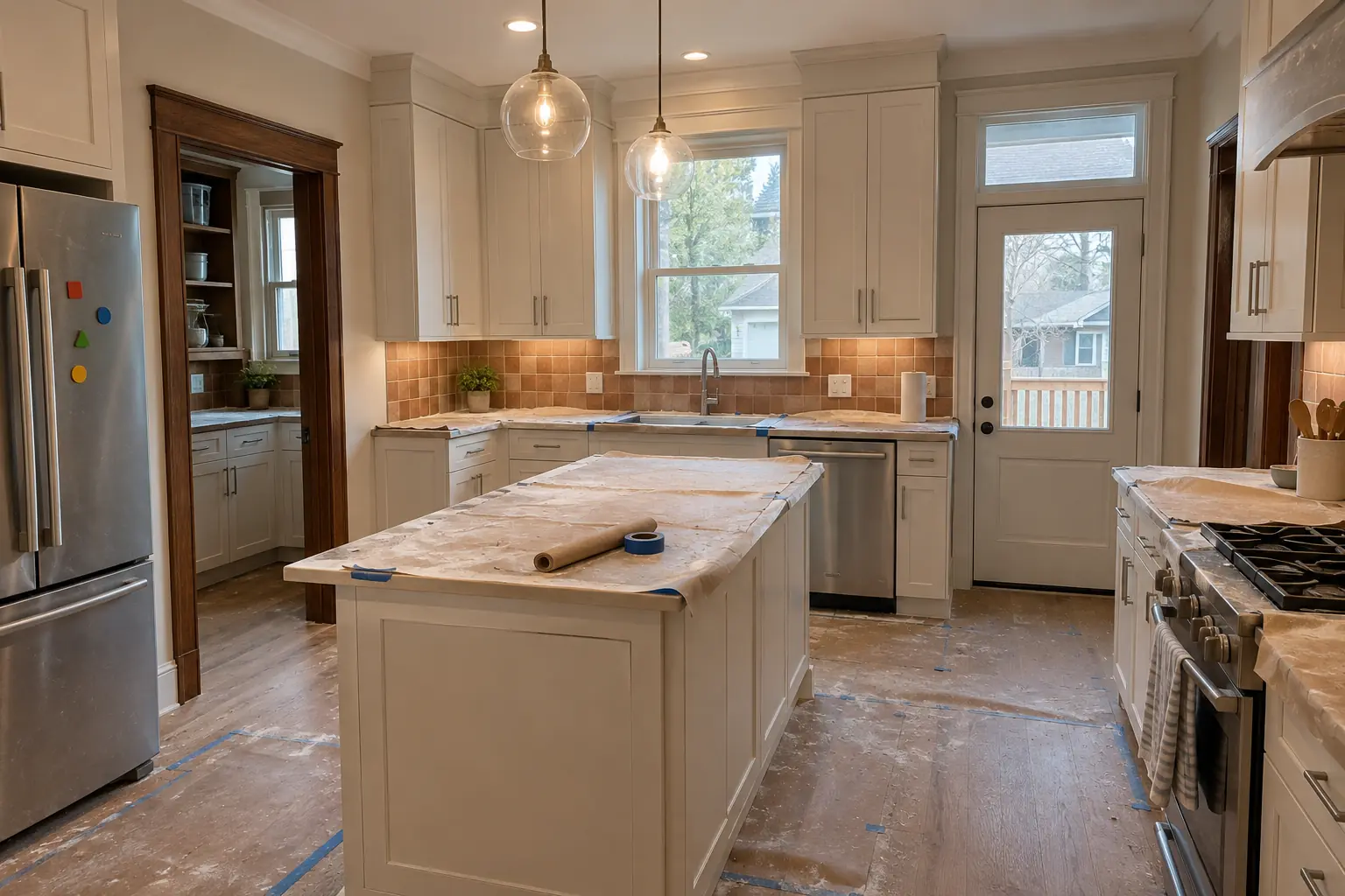 Post-Renovation Cleaning project in Evanston, before