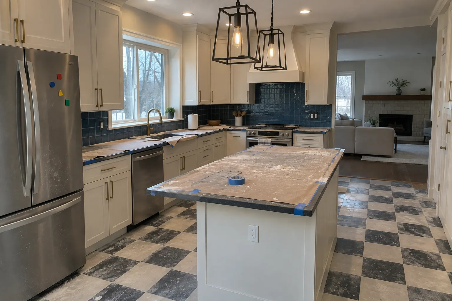 Post-Renovation Cleaning project in Elk Grove Village, before