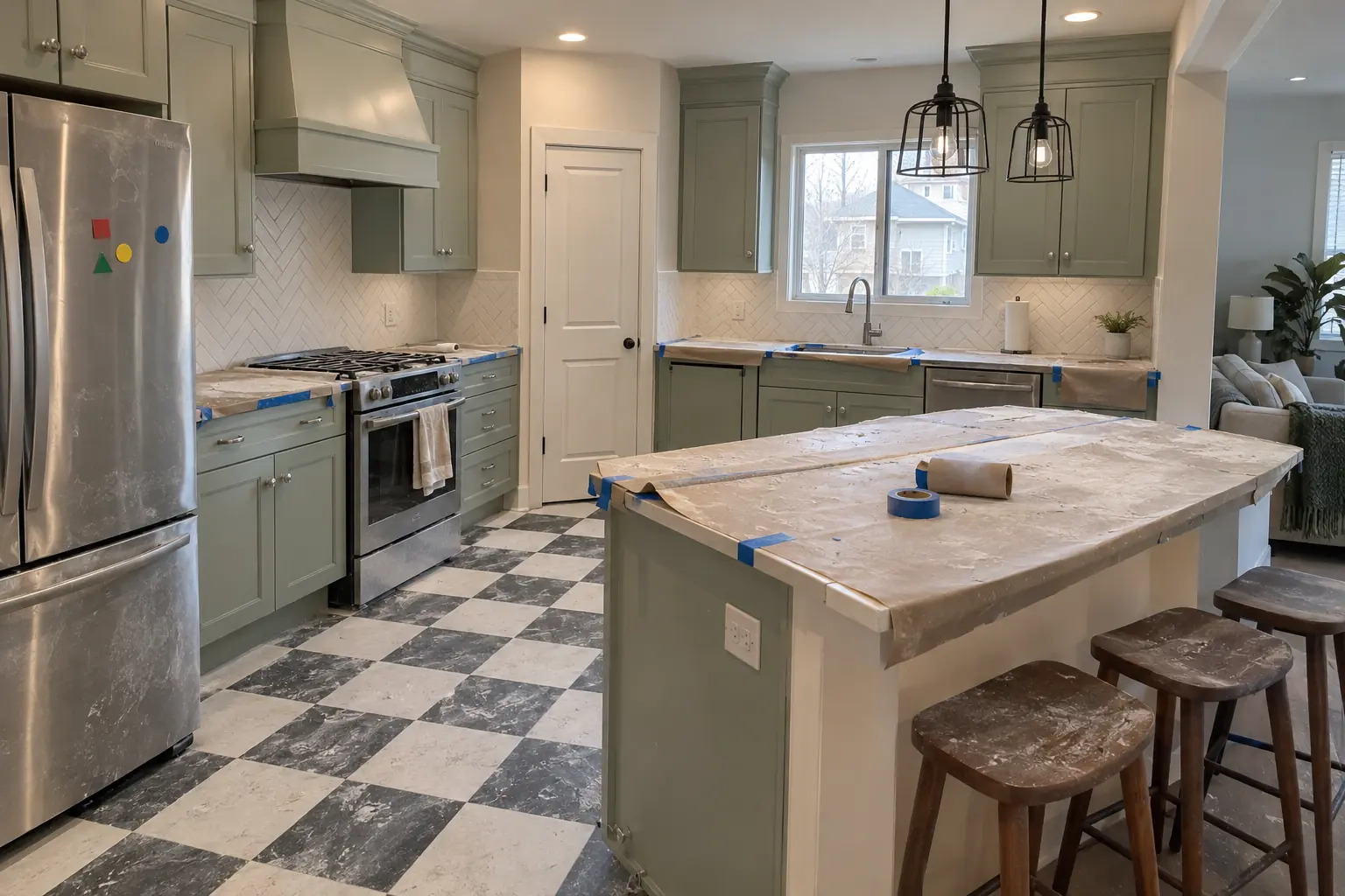 Post-Renovation Cleaning — before