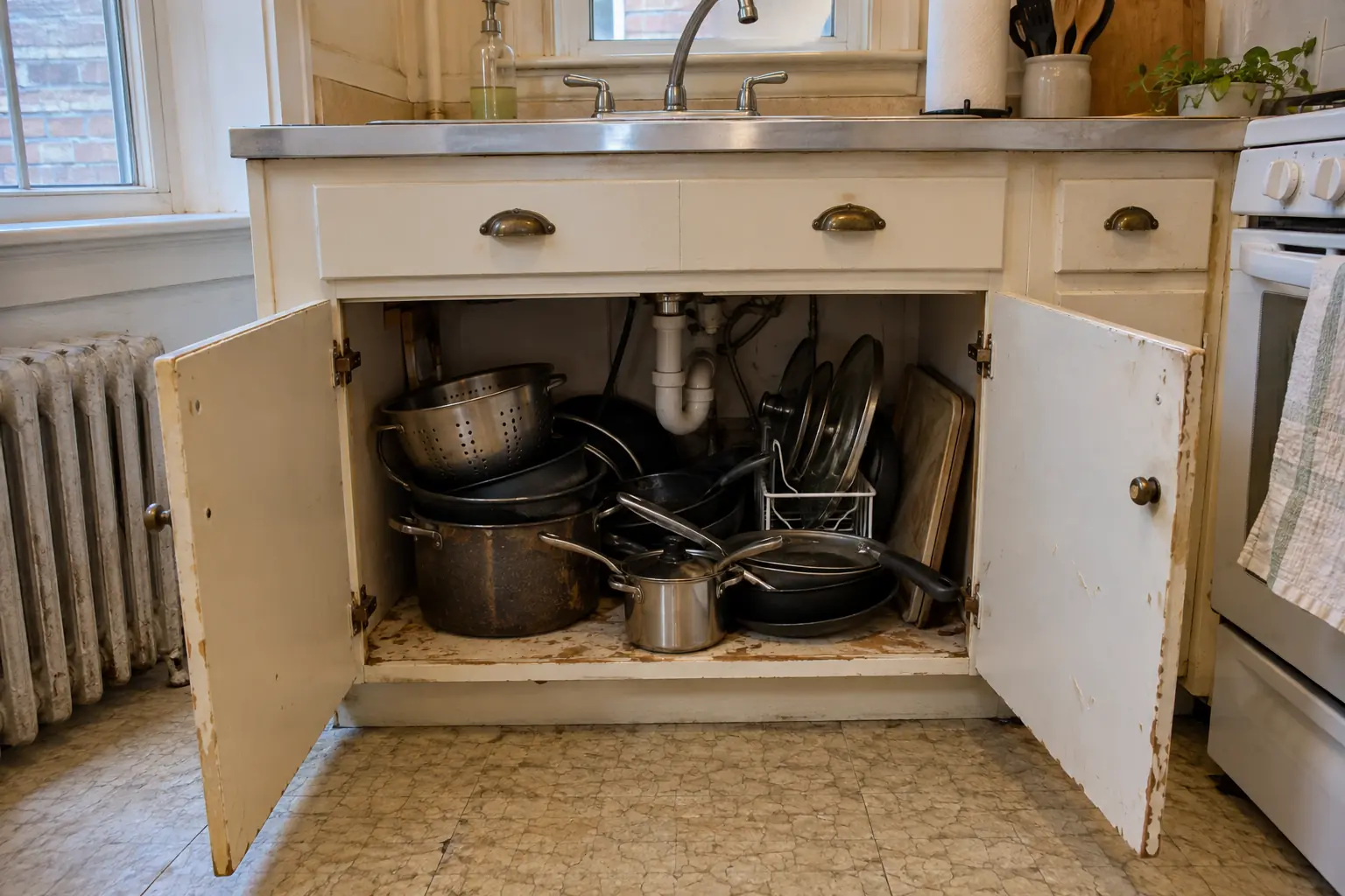 Pull-Out Shelves & Cabinet Organizers project in Berwyn, before