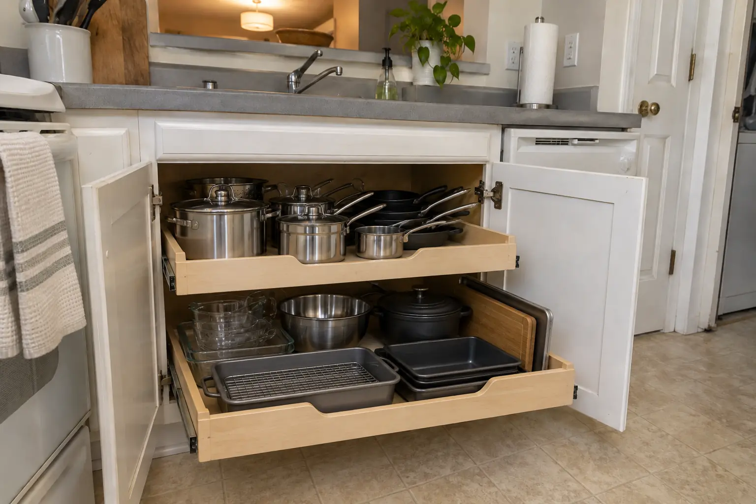 Pull-Out Shelves & Cabinet Organizers project in Mount Prospect