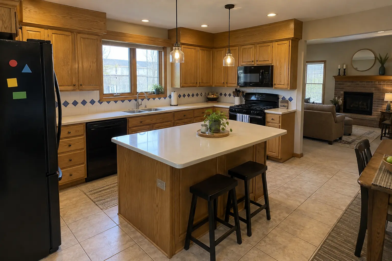 Kitchen Remodeling project near Elgin, before
