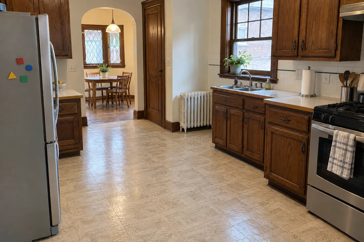 Kitchen Damage Restoration — after