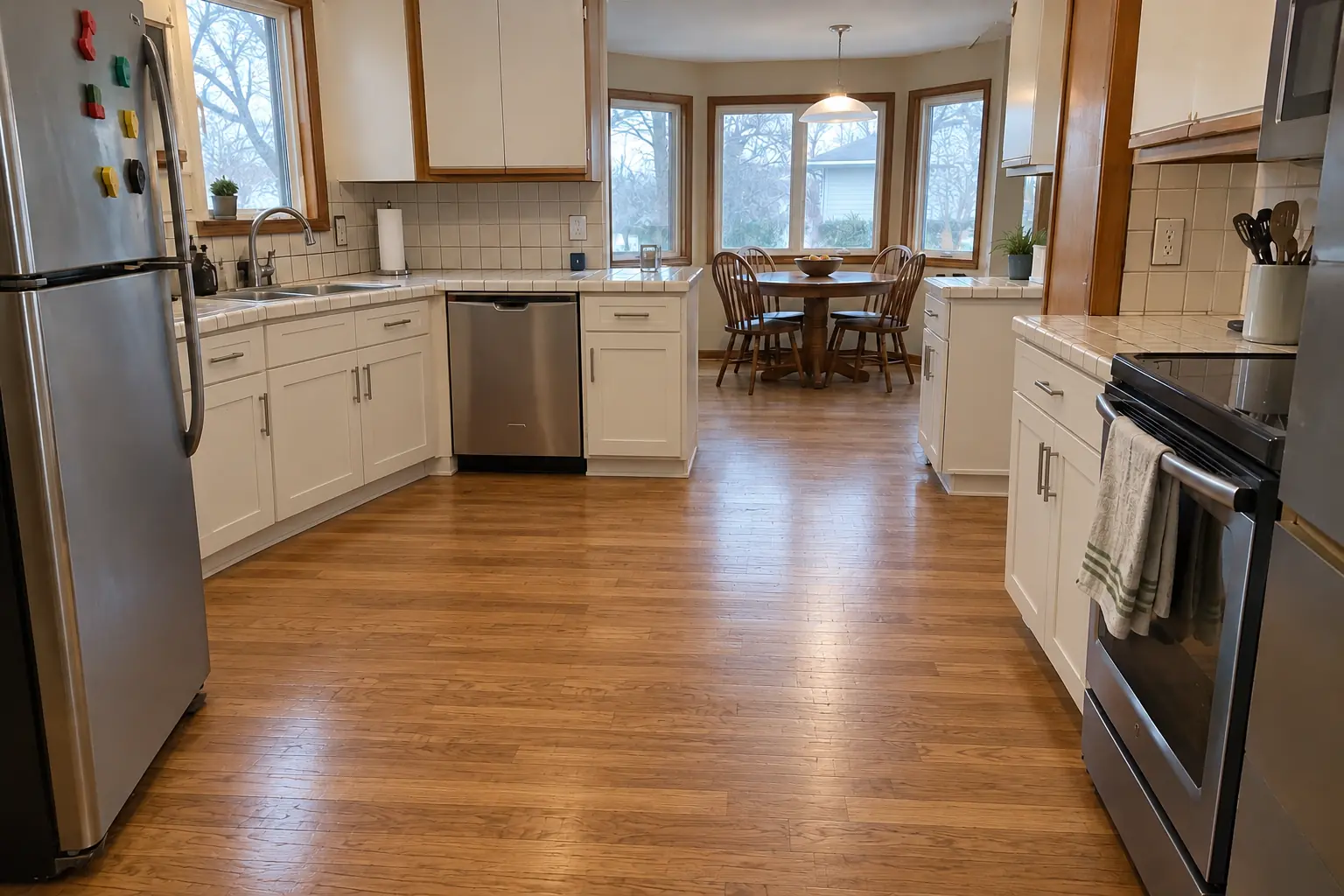 Kitchen Damage Restoration — after
