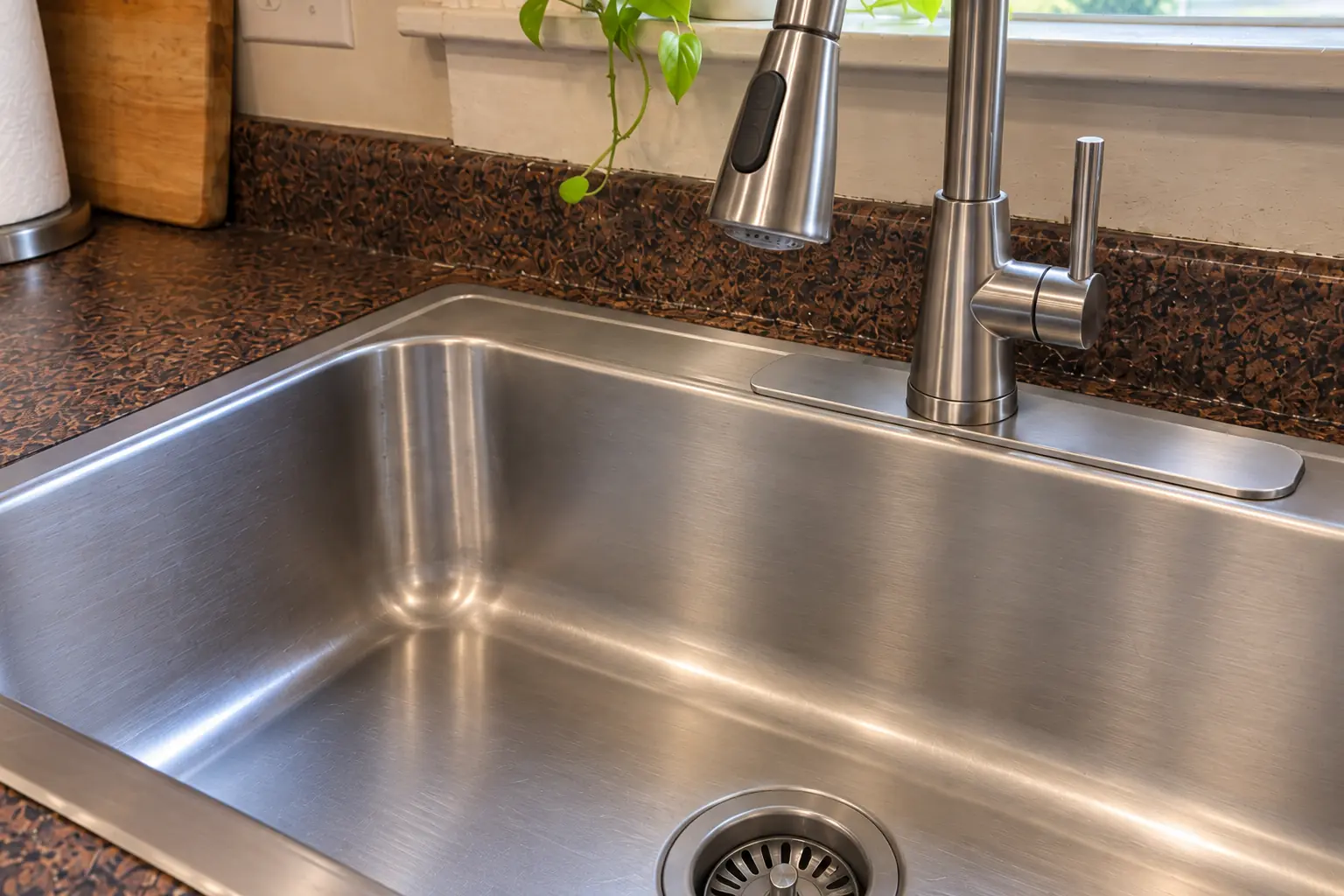 Kitchen Sink Installation & Replacement in a prewar house — detail