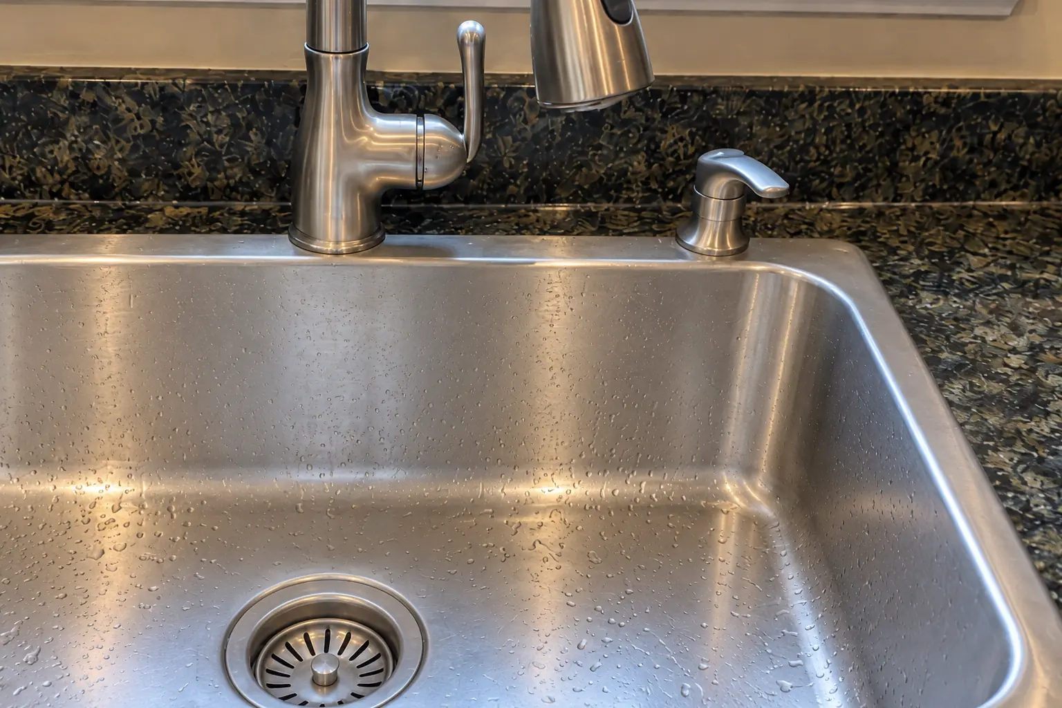 Kitchen Sink Installation & Replacement in a 2000s new construction — detail