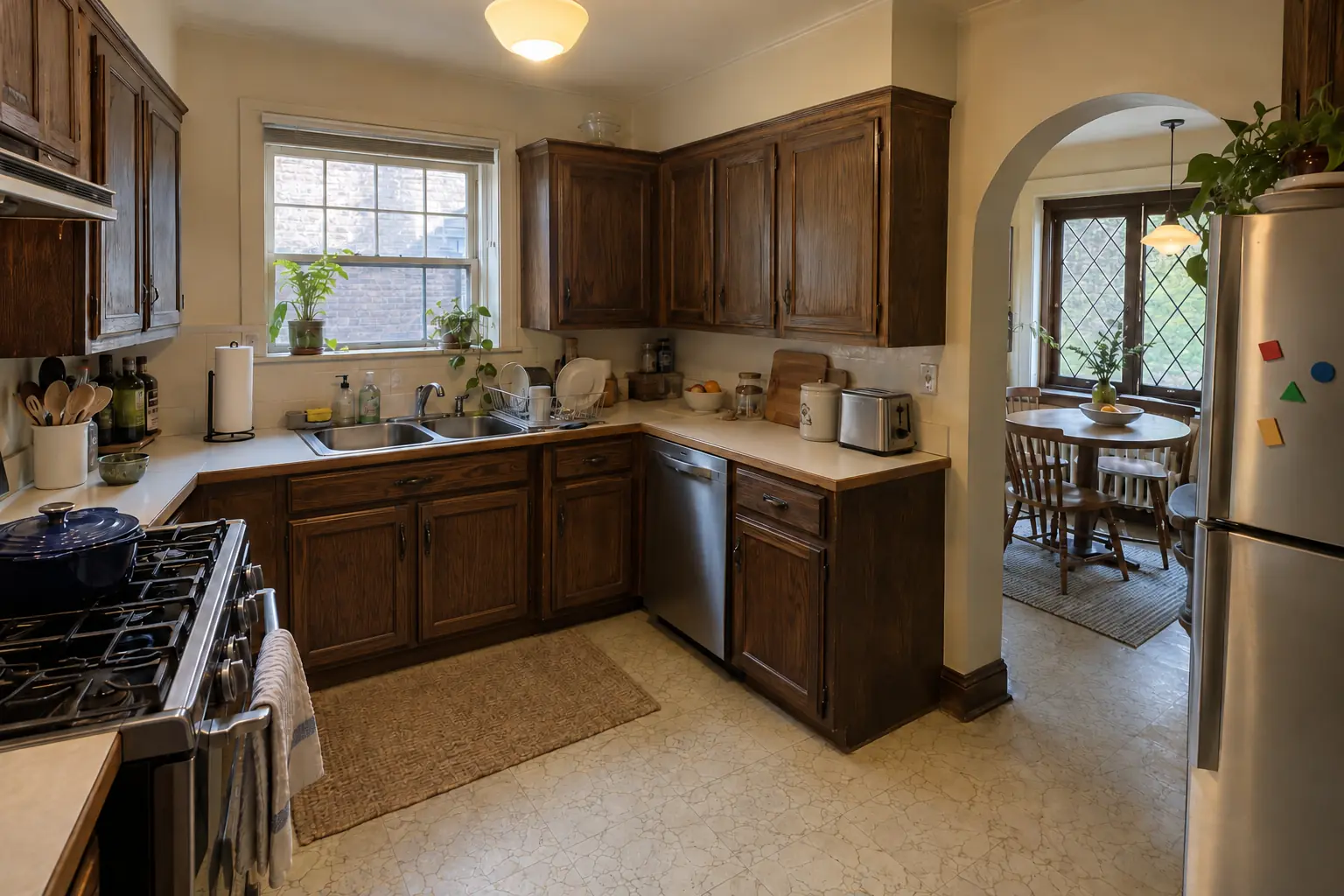 Kitchen Storage & Pantry Solutions in a prewar house — before