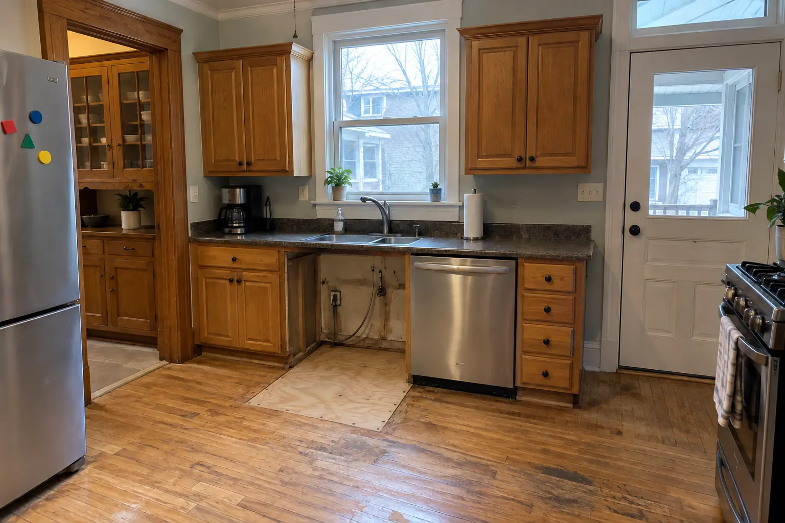Kitchen Subfloor Repair project in Berwyn
