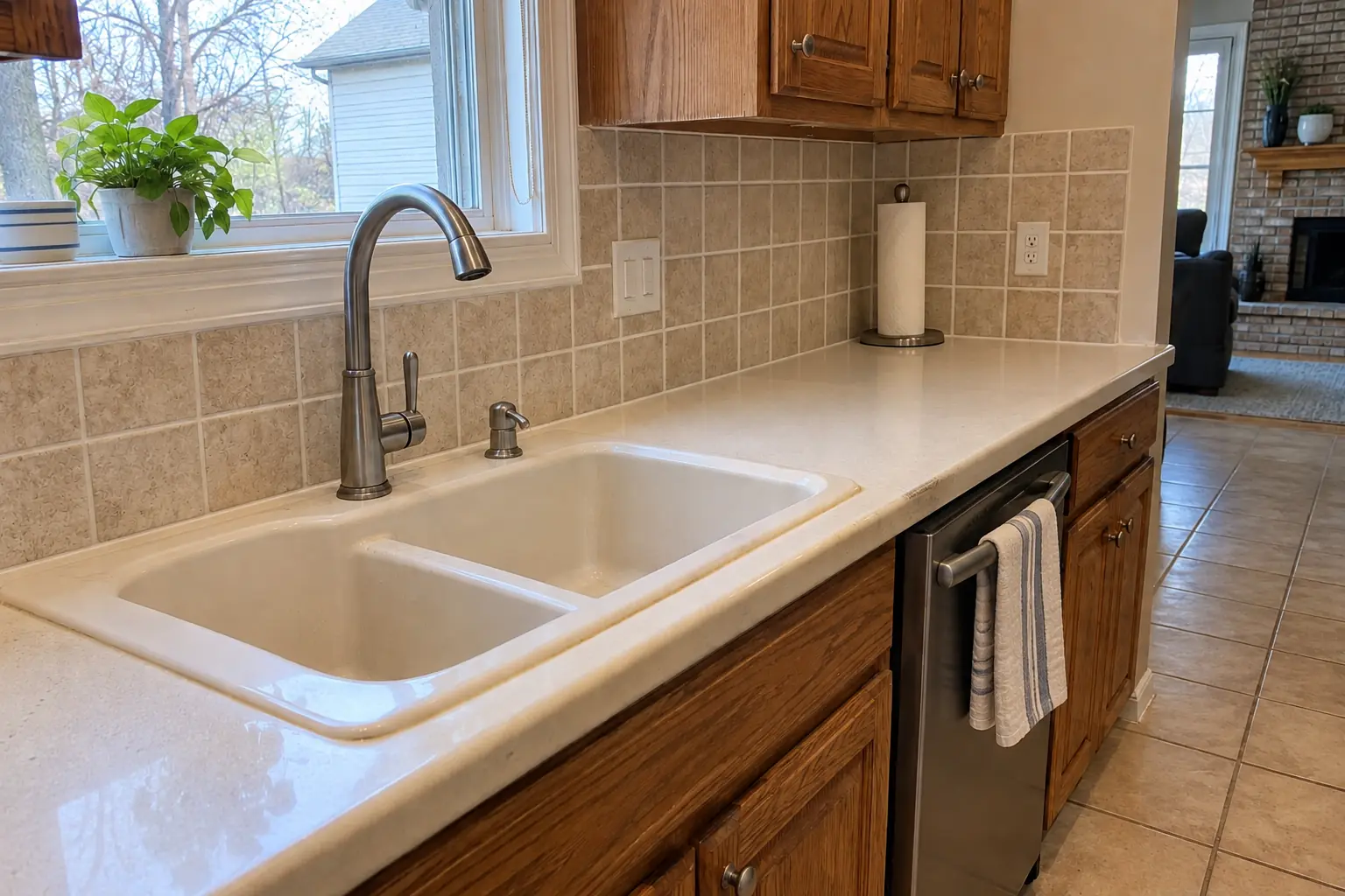 Tile & Grout Cleaning — after