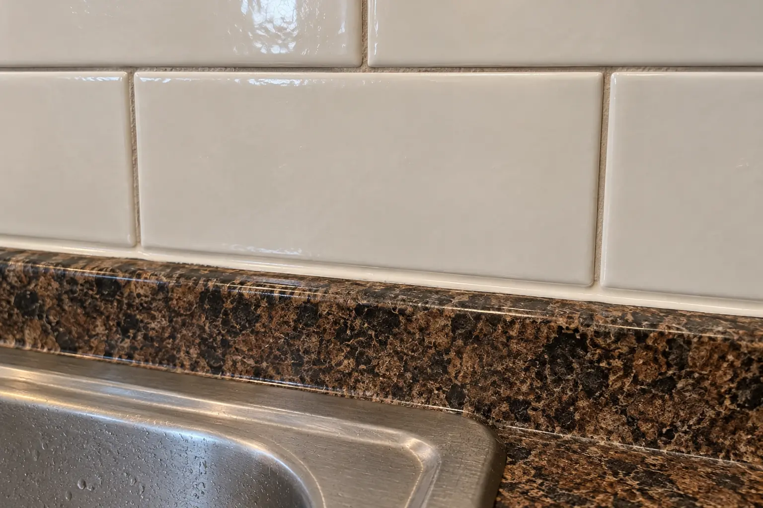 Kitchen Tile & Grout Repair in a prewar house — detail