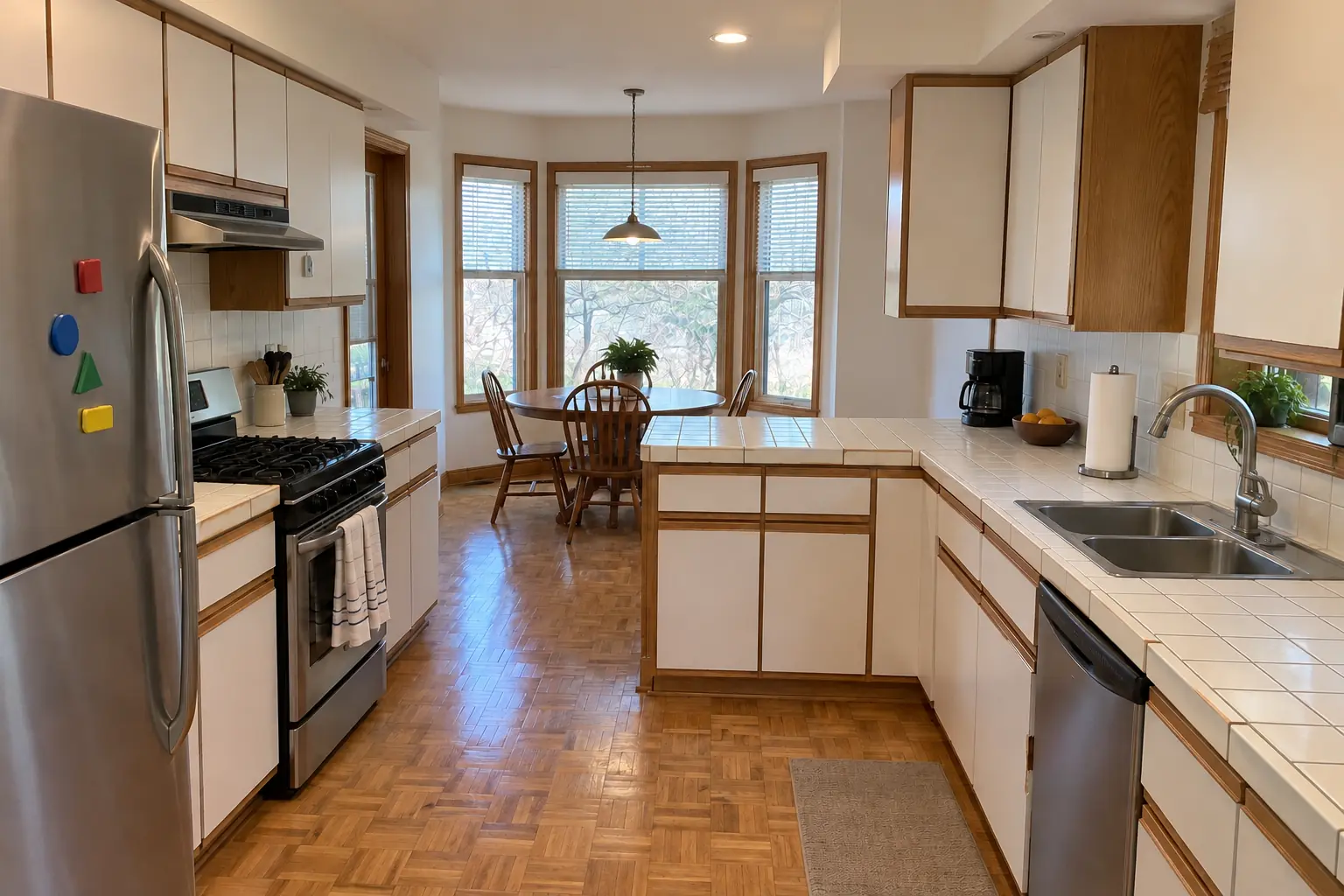 Kitchen Wall Painting & Wallpaper — after