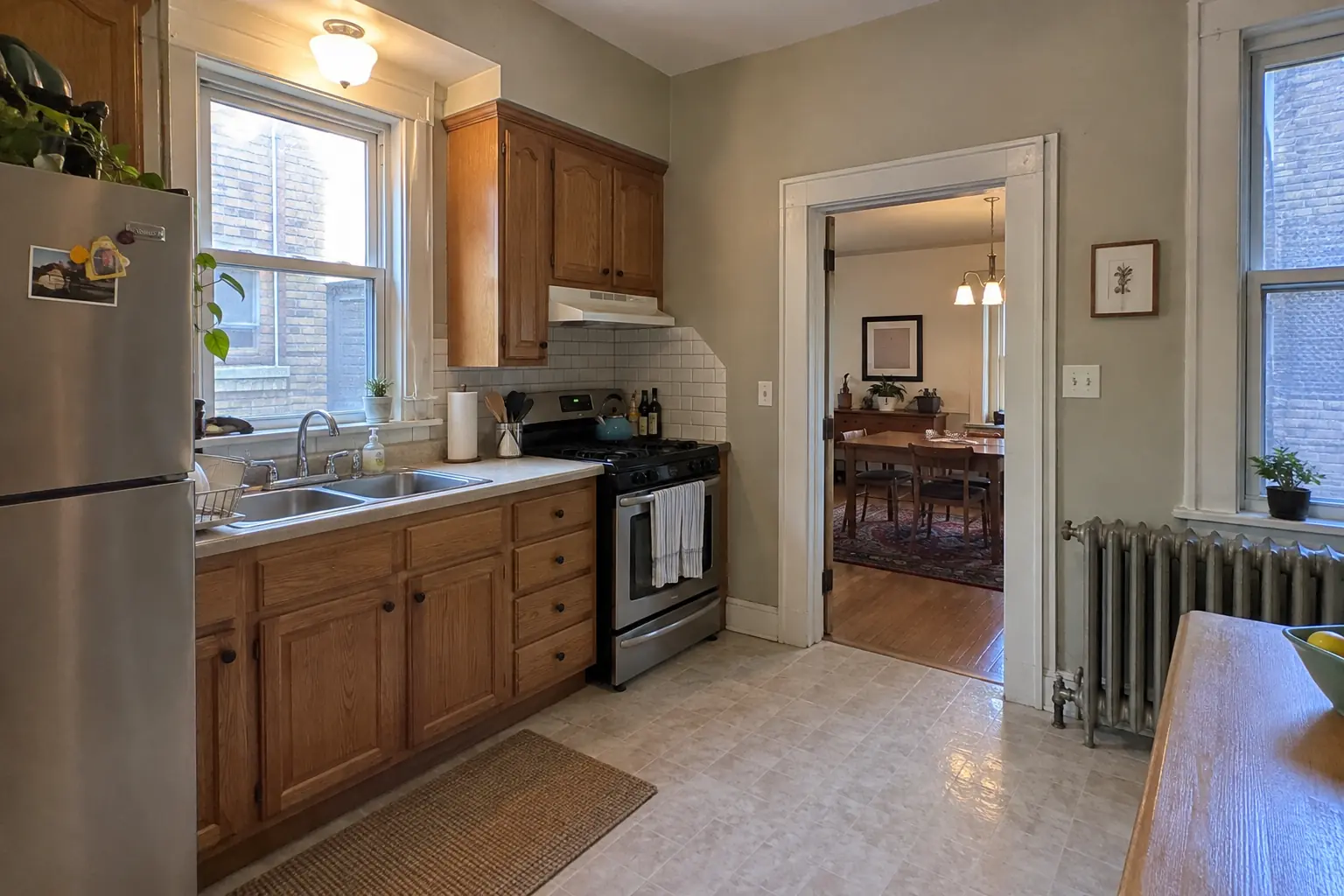 Kitchen Wall Removal & Structural Assessment — before
