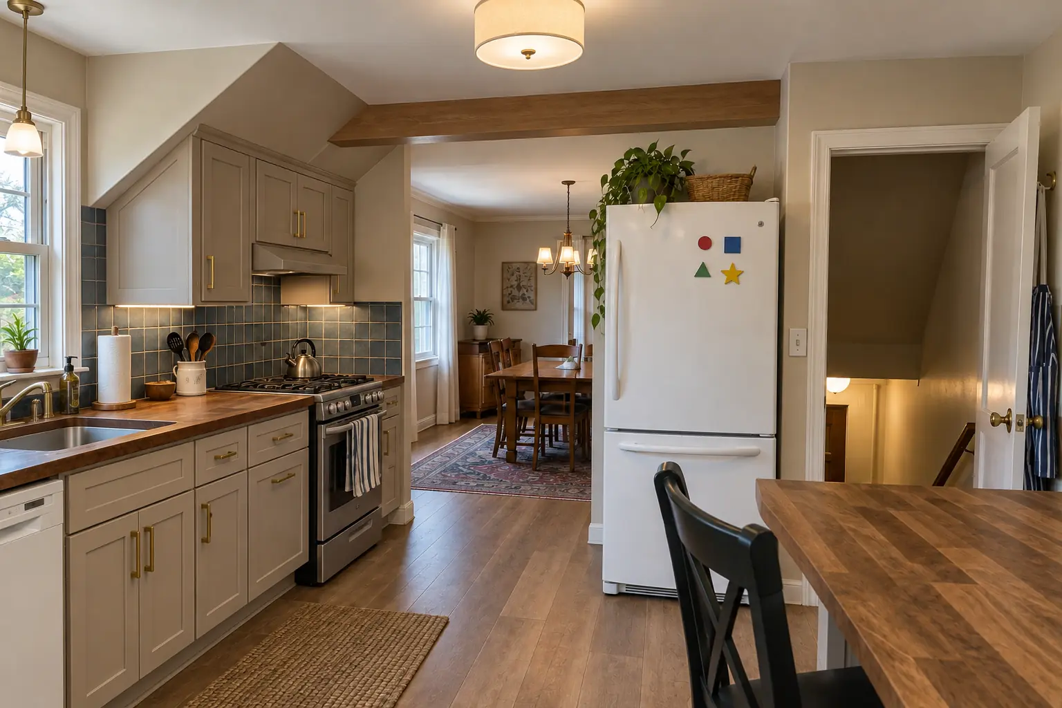 Kitchen Wall Removal & Structural Assessment — after