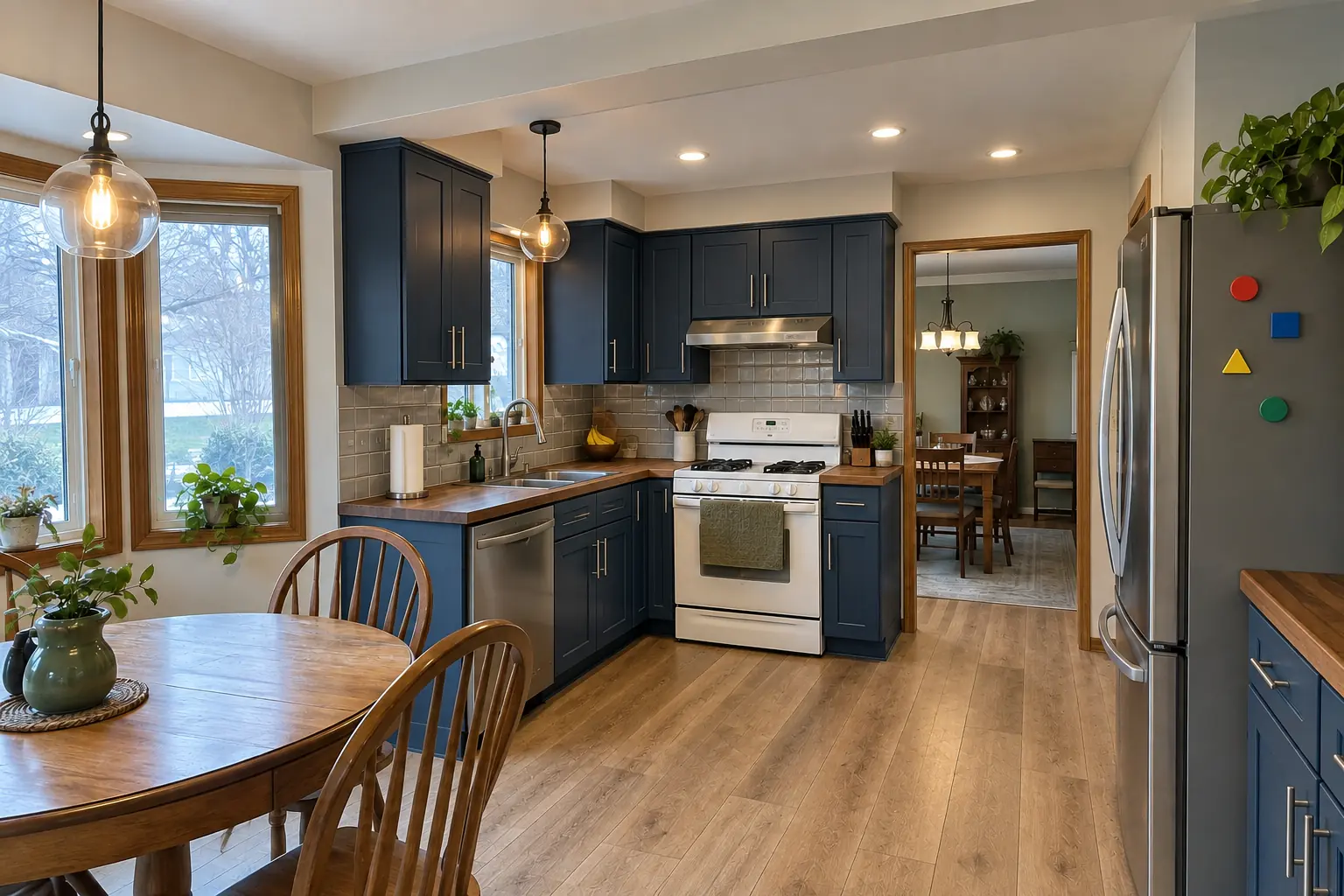 Kitchen Wall Removal & Structural Assessment — after