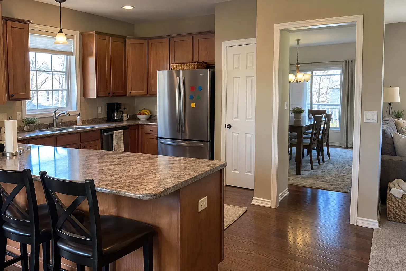 Kitchen Wall Removal & Structural Assessment project in Plainfield, before