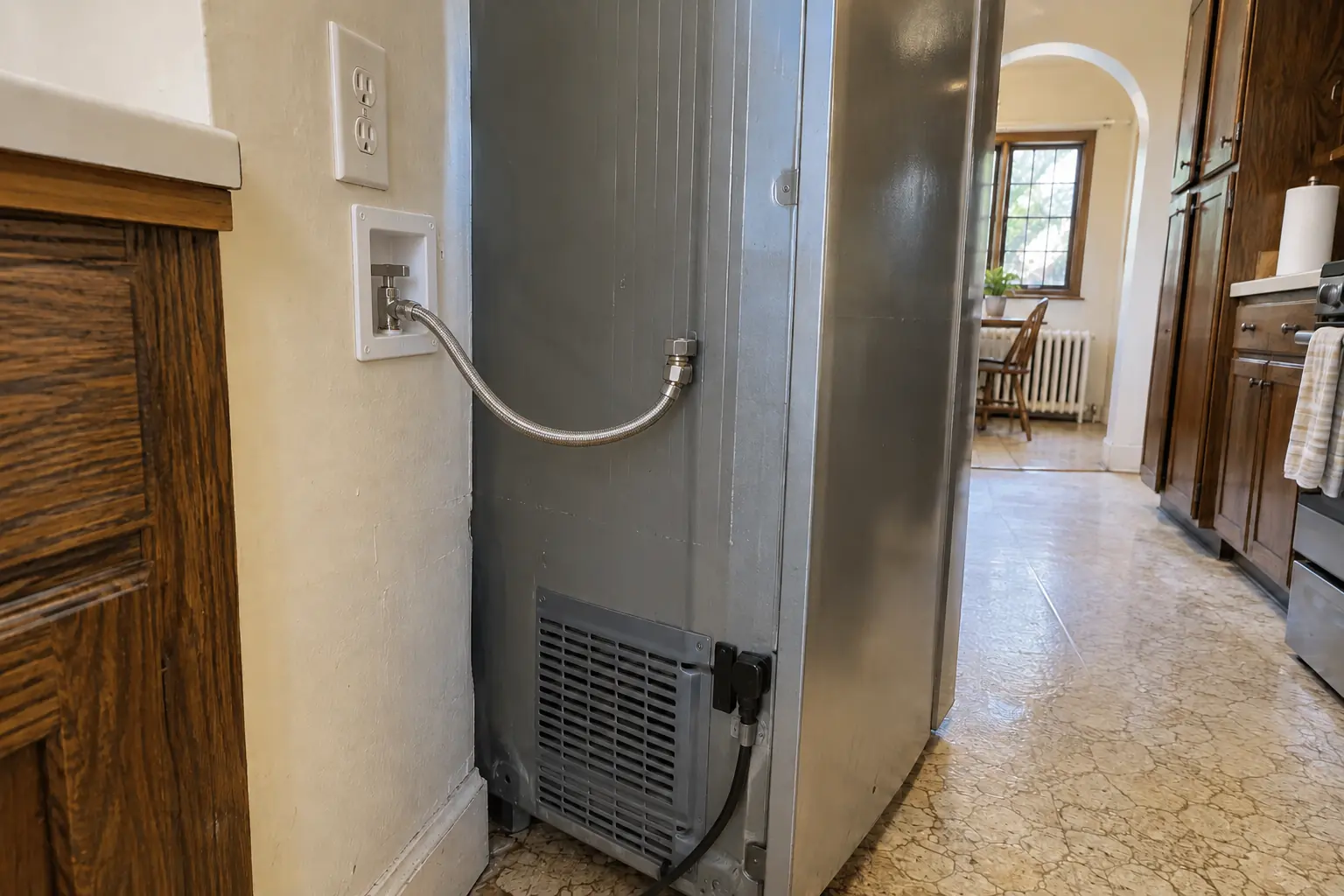 Appliance Water Line Installation project in Evanston