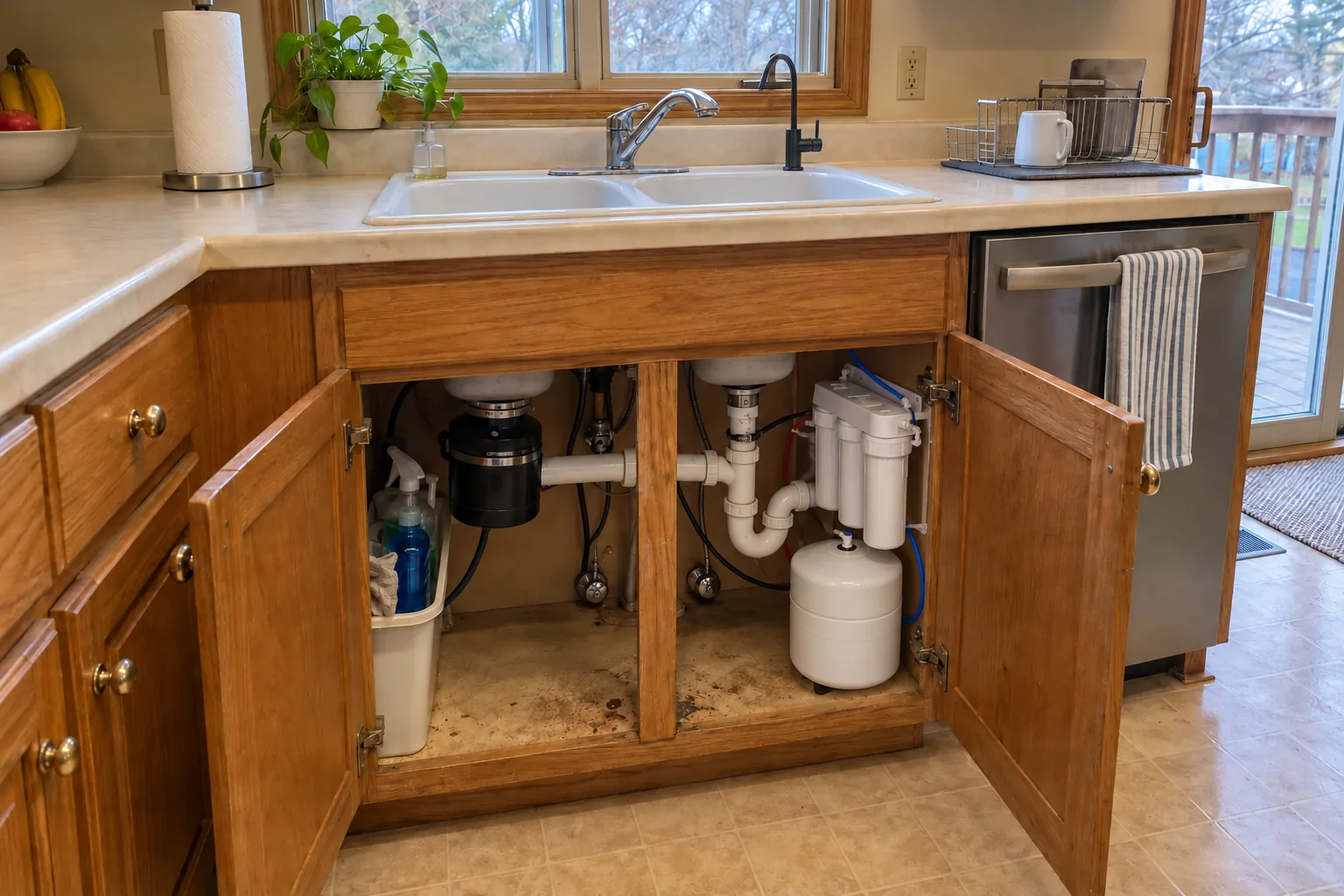 Under-Sink Water Filtration — after