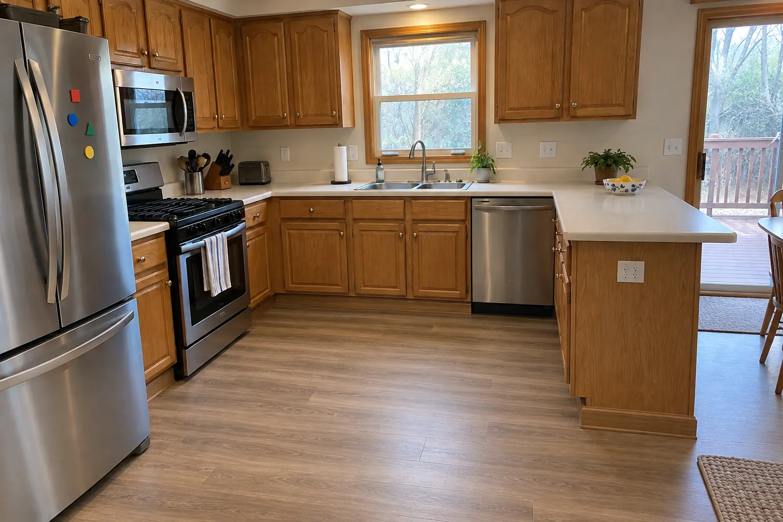 Kitchen Water Damage Restoration — after