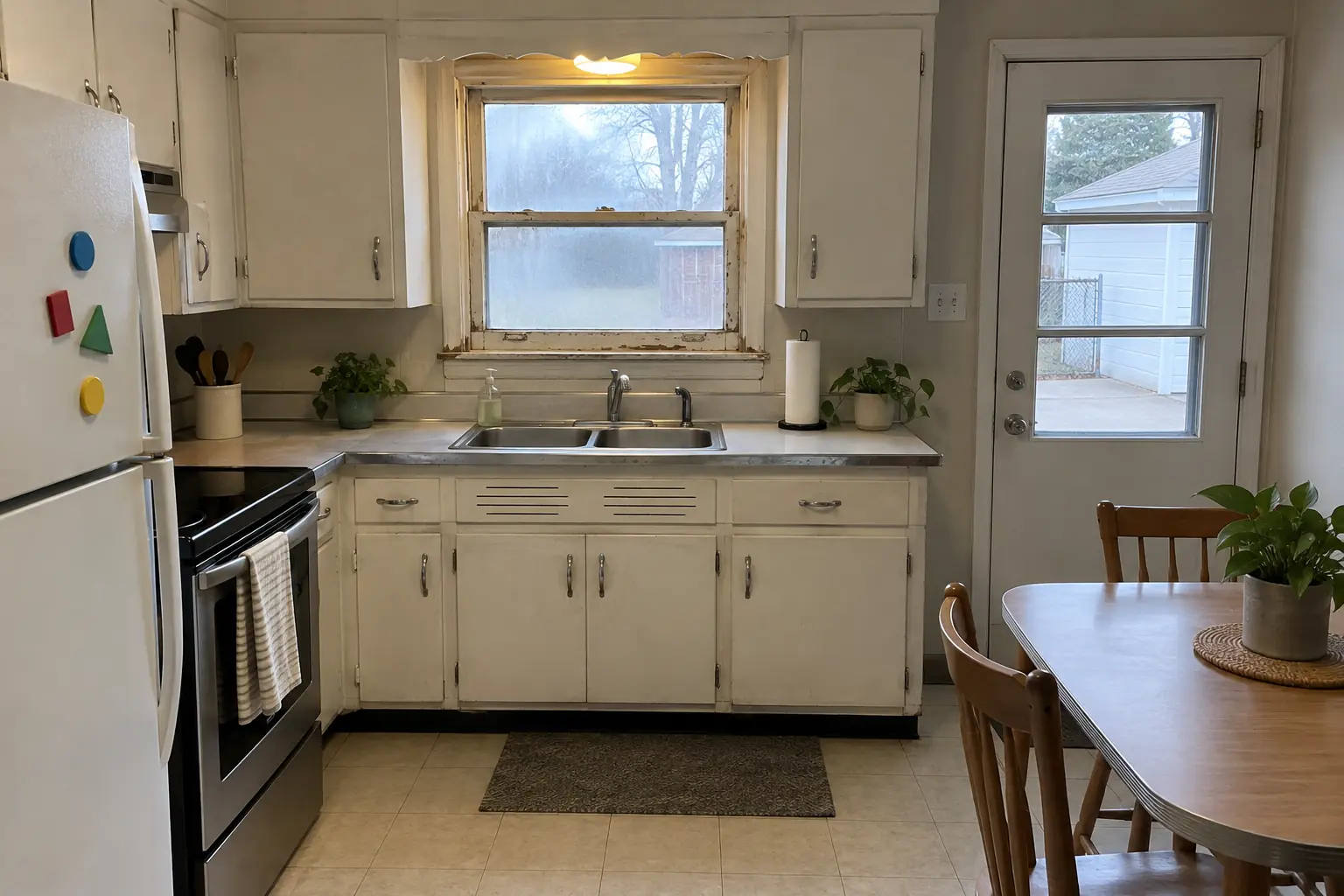 Kitchen Window Replacement project in Elmhurst, before