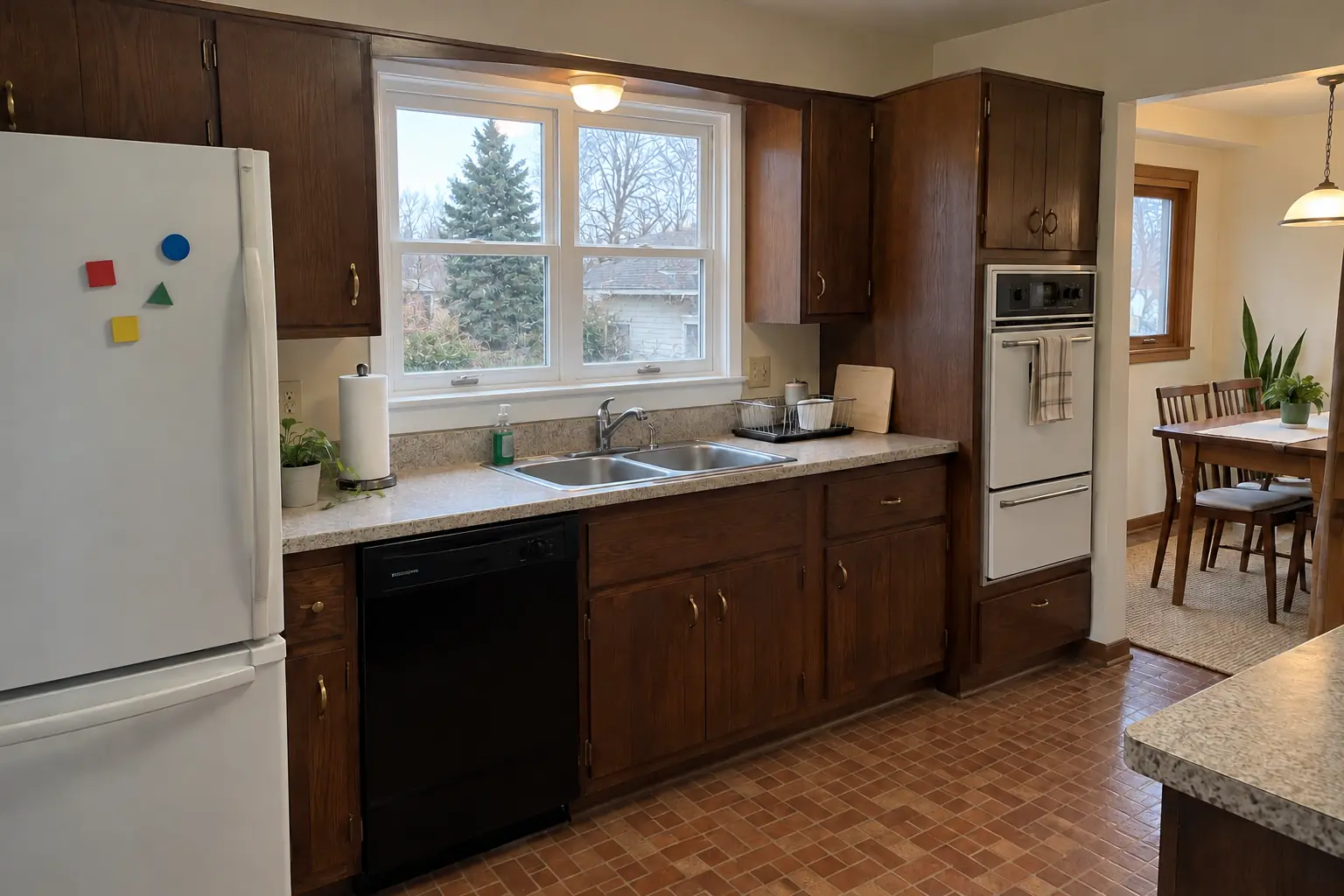 Kitchen Window Replacement project in Arlington Heights, after